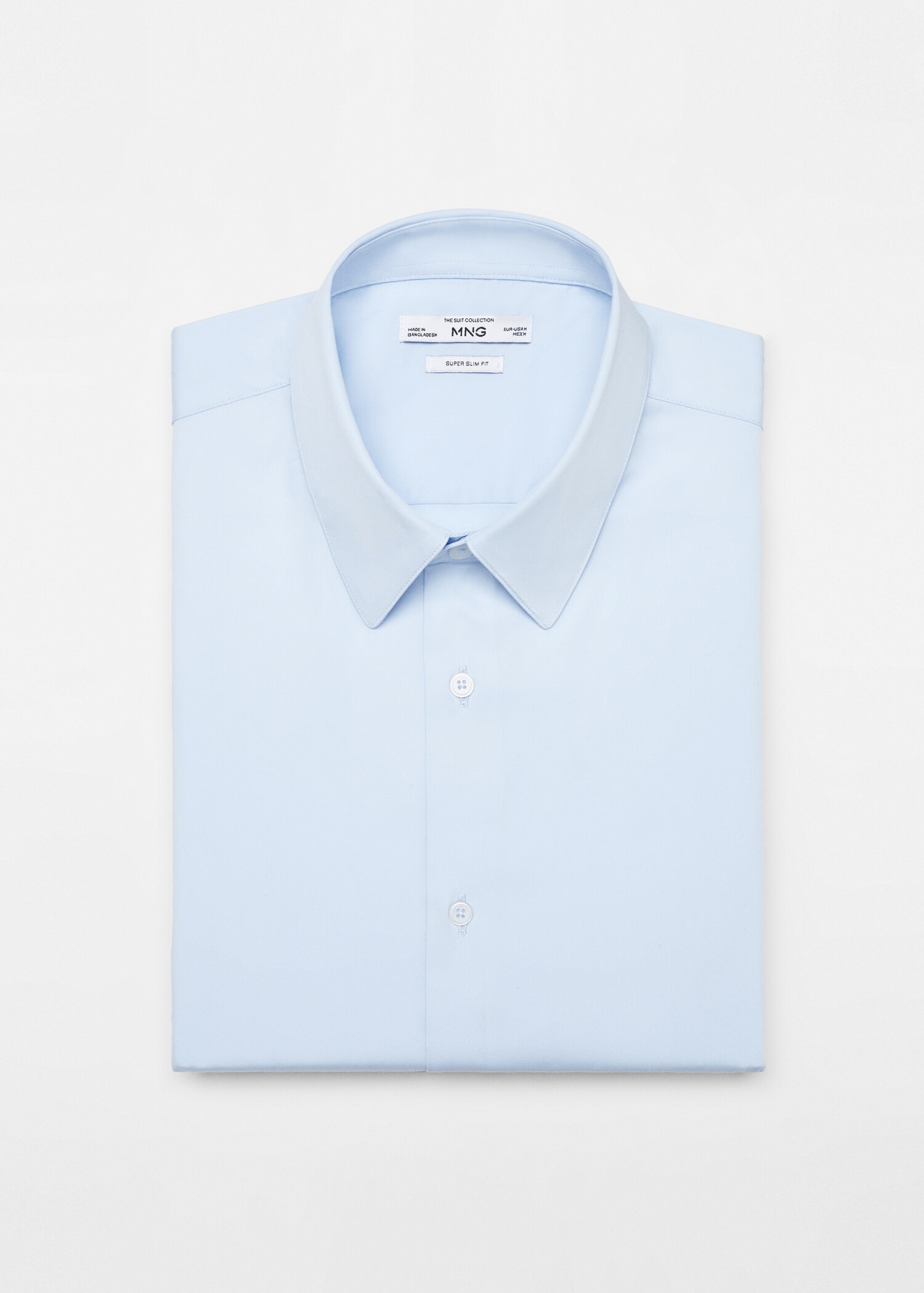 Πουκάμισο κοστουμιού super slim fit ποπλίνα - Λεπτομέρεια του προϊόντος 8