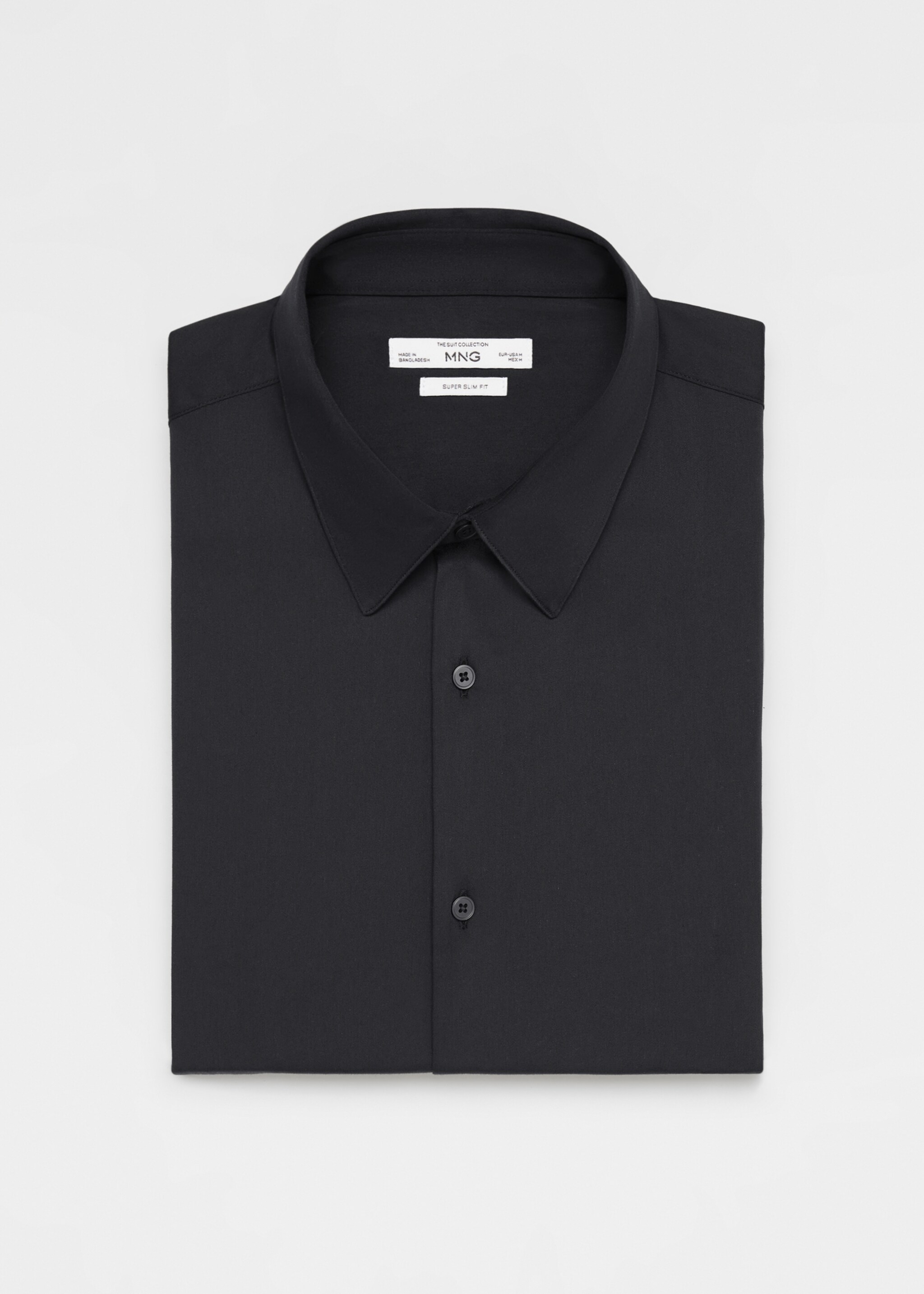 Super slim-fit poplin suit shirt - Details of the article 8