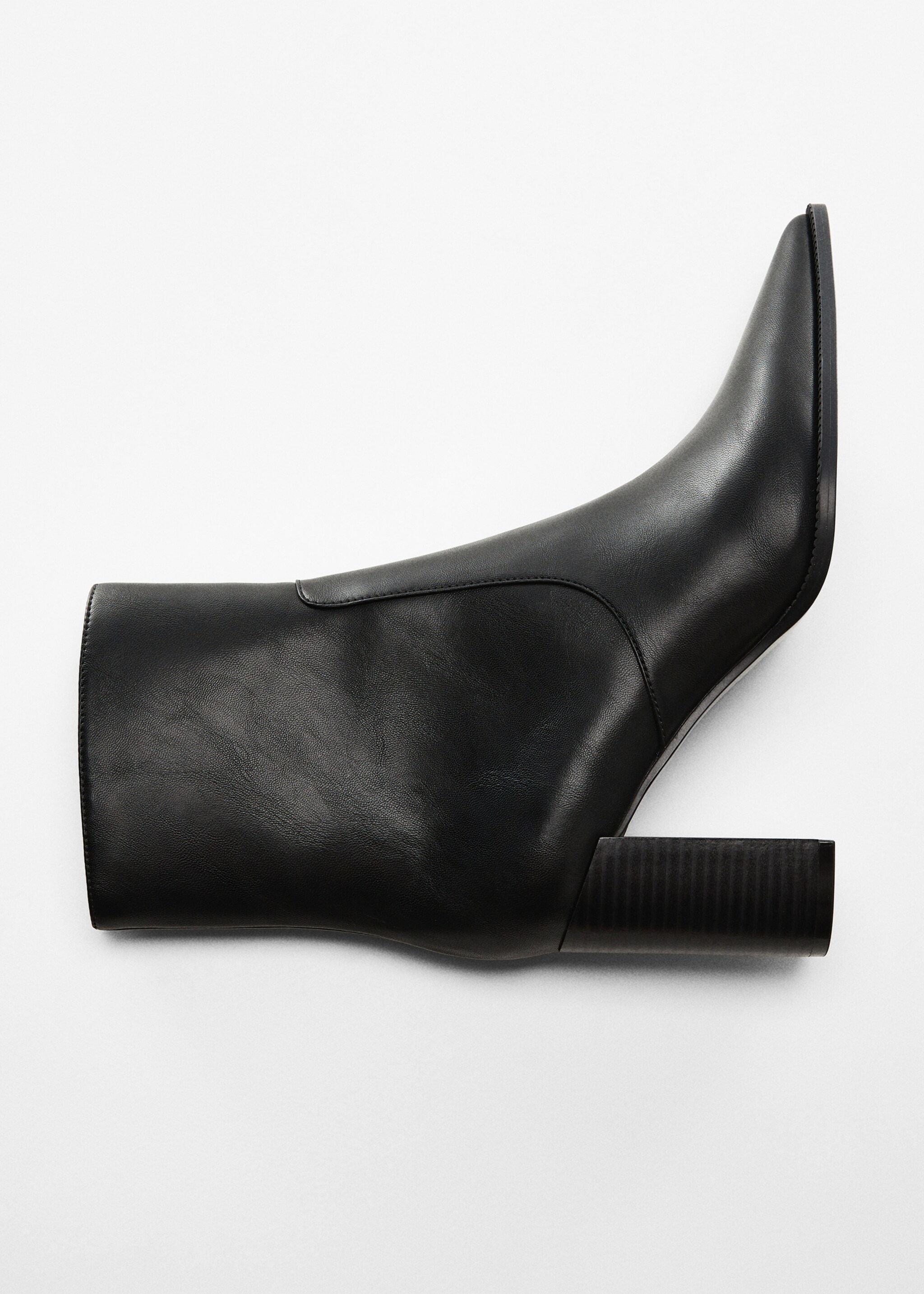 Bottines pointues à talon - Détail de l'article 5, Noir. Ref: 67050278-00.