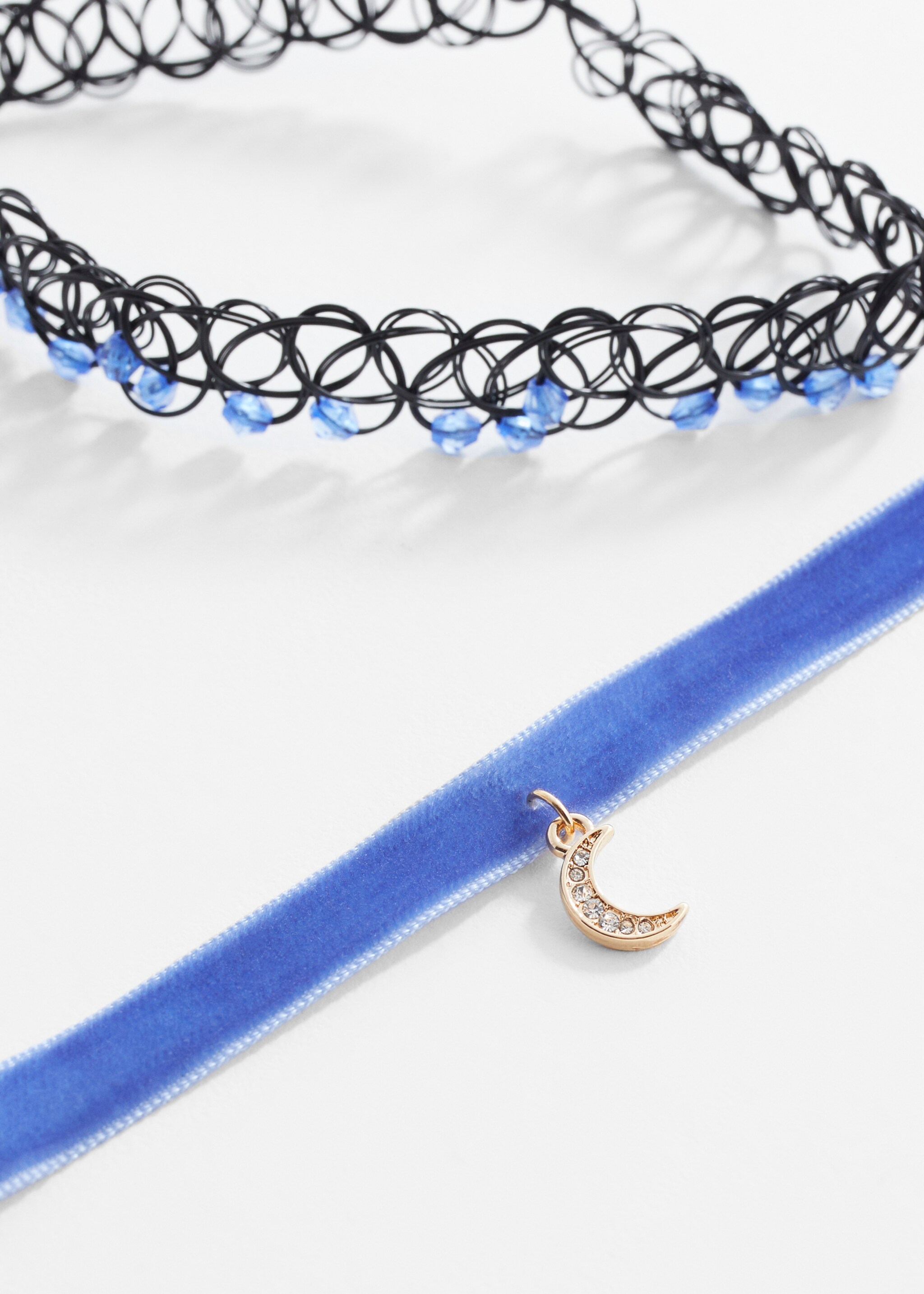 2 chokers pack - Medium plane, Blue. Ref: 67050331-00.
