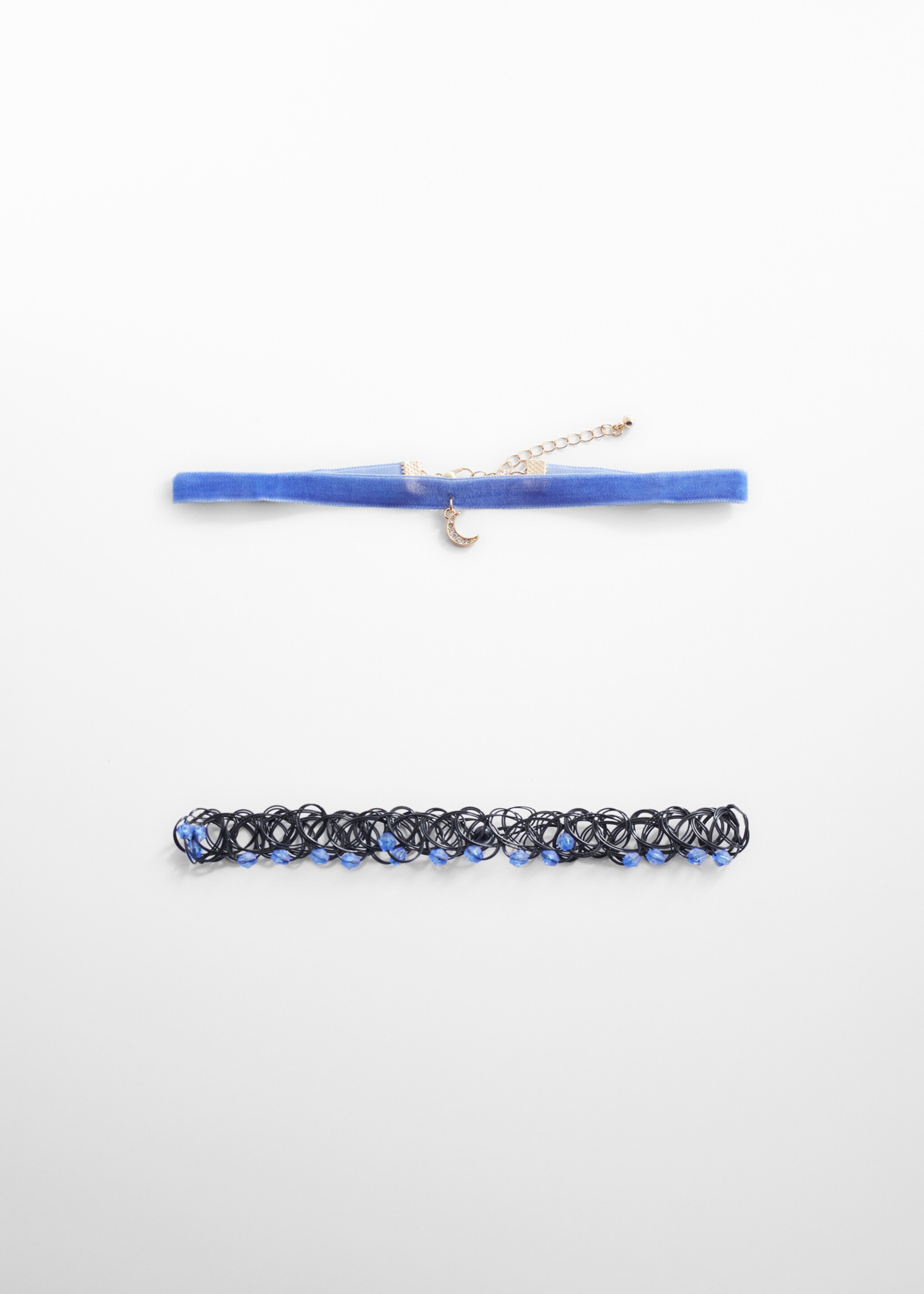 2 chokers pack - Article without model, Blue. Ref: 67050331-00.