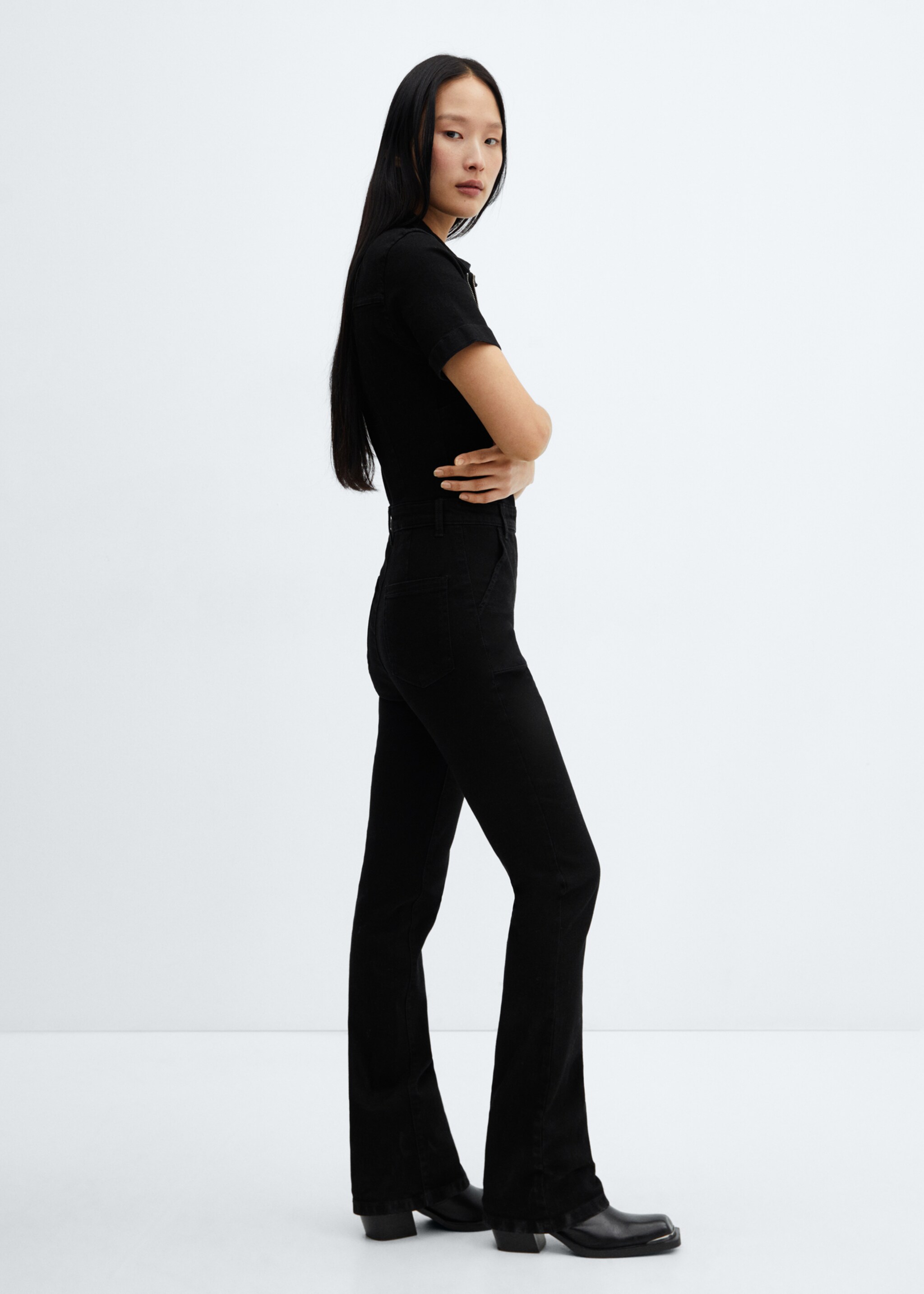 Jeans-Jumpsuit mit Reißverschluss - Detail des Artikels 2