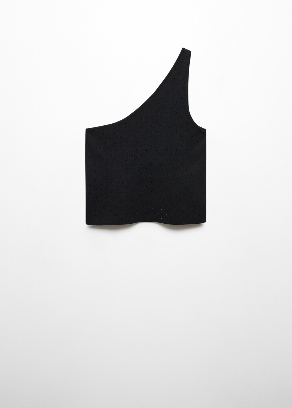 Asymmetrical crop top - Teen Girl | MANGO OUTLET USA
