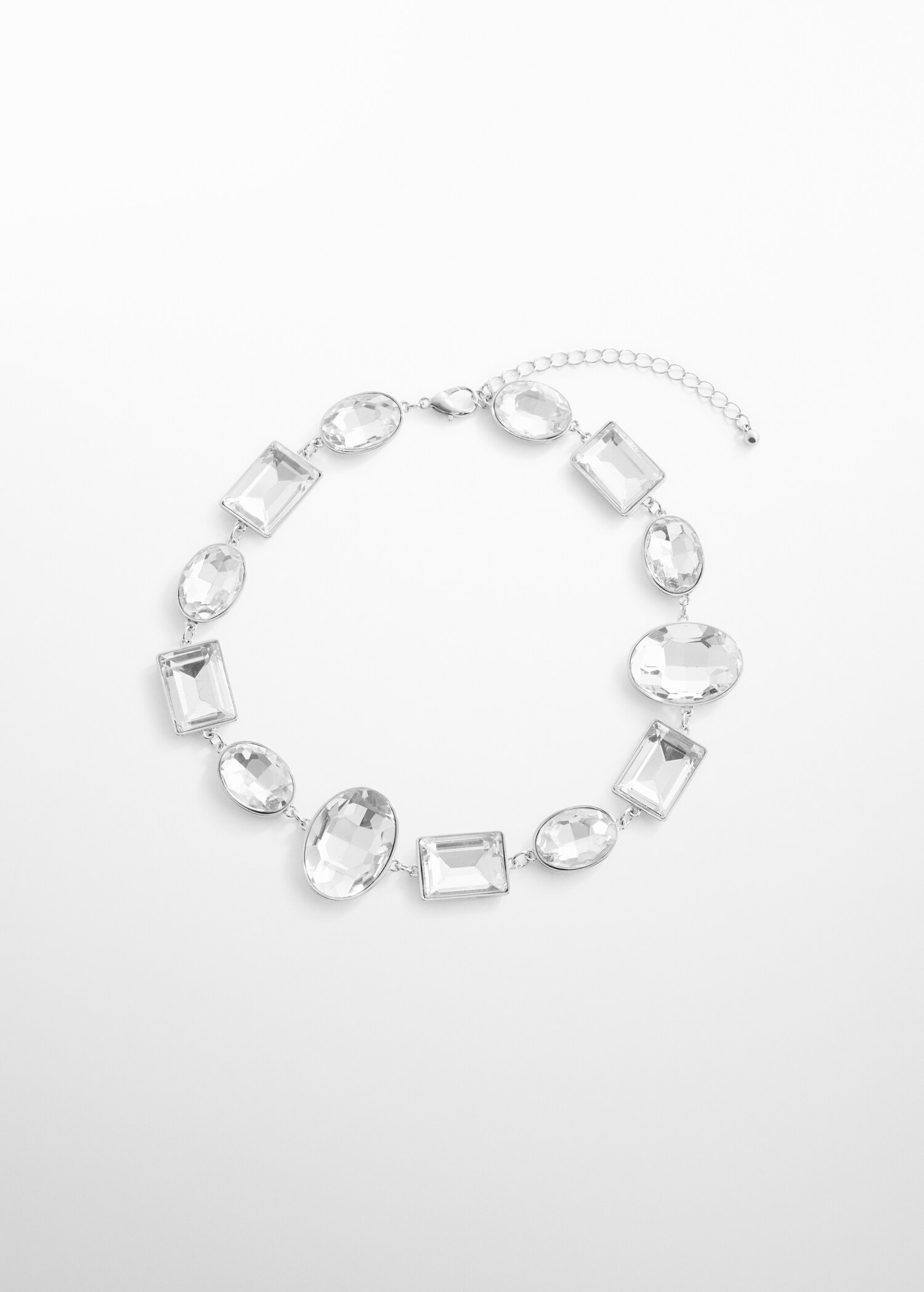 Faceted crystal necklace - Article without model
