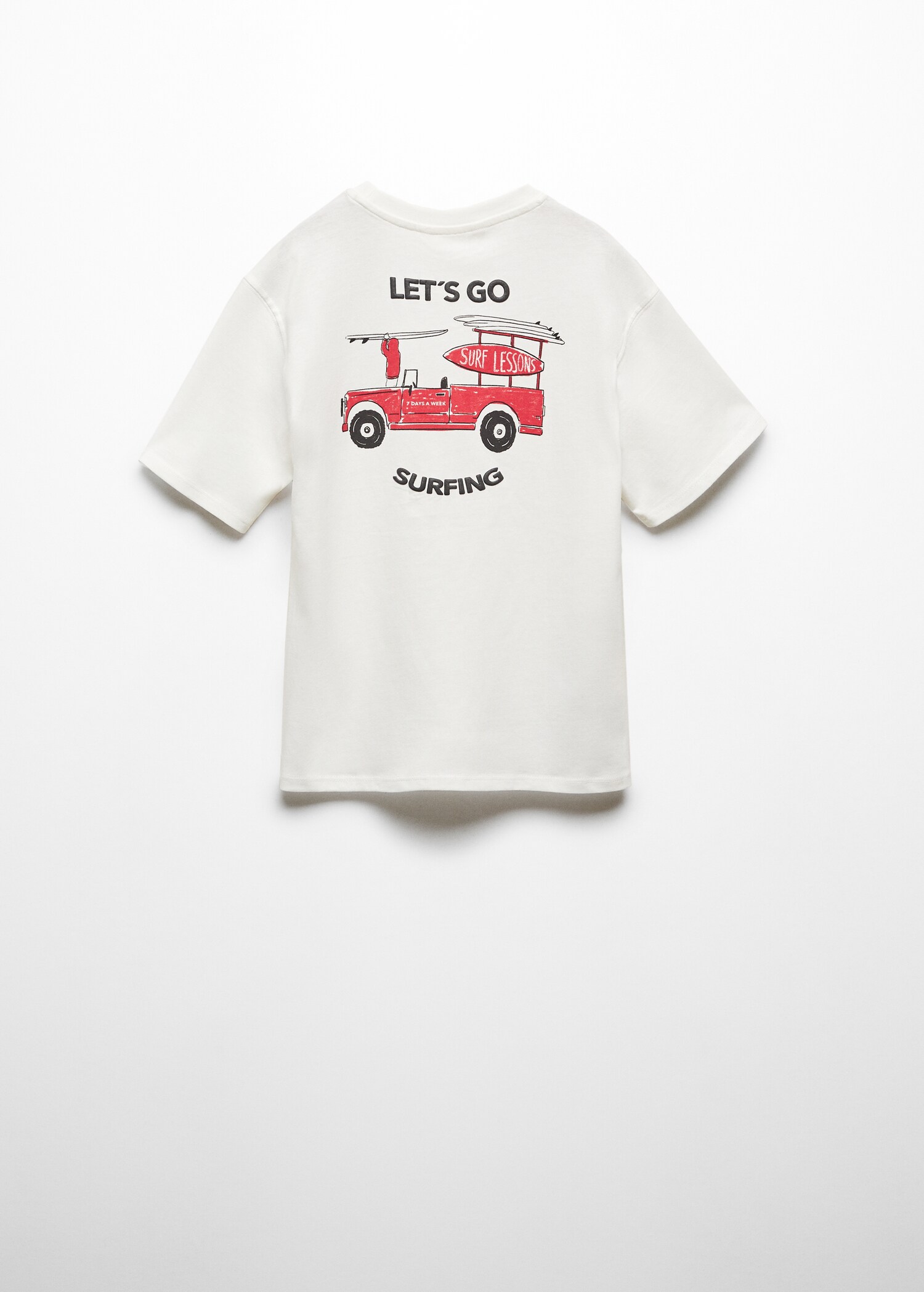 Camiseta estampada algodón - Reverso del artículo