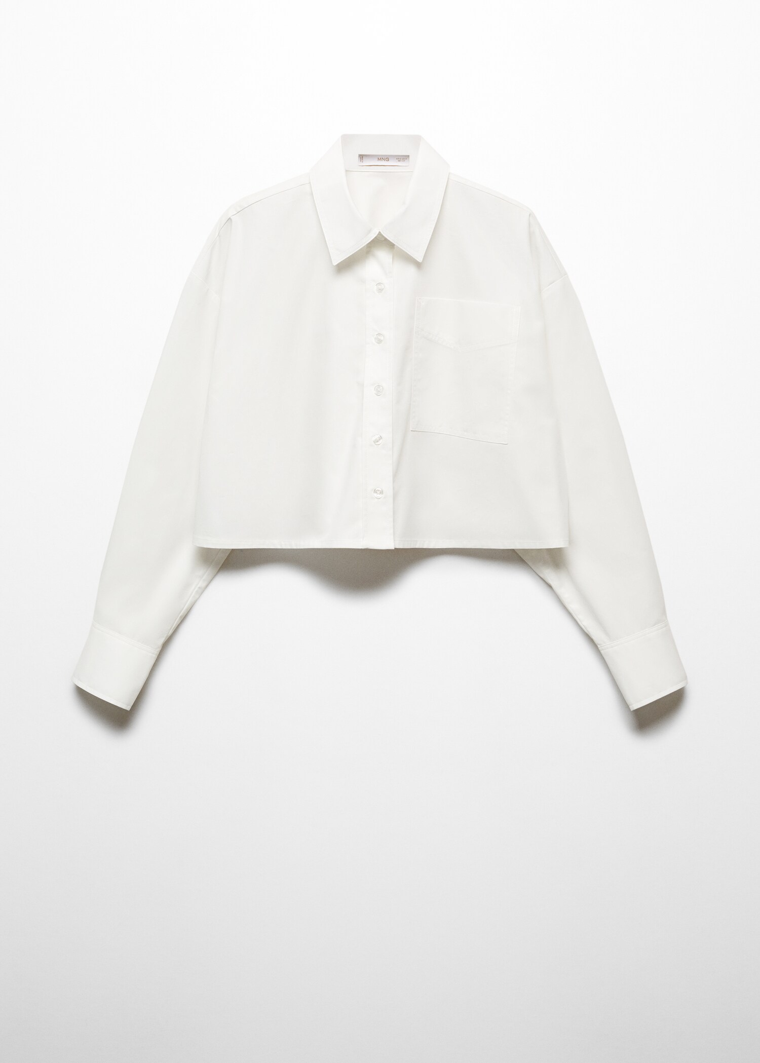 Camisa crop 100% algodón - Artículo sin modelo
