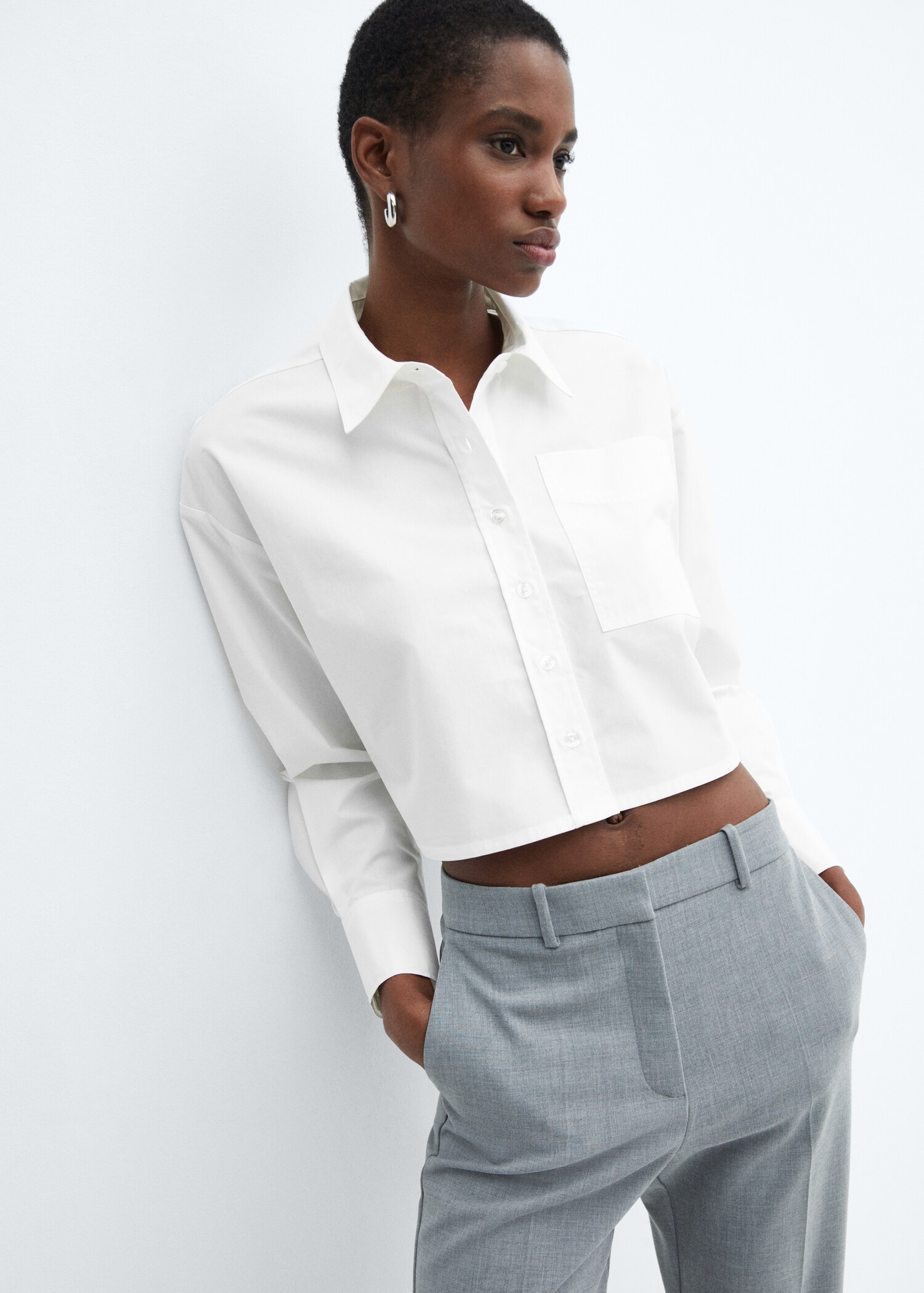 Camisa crop 100% algodón - Detalle del artículo 2