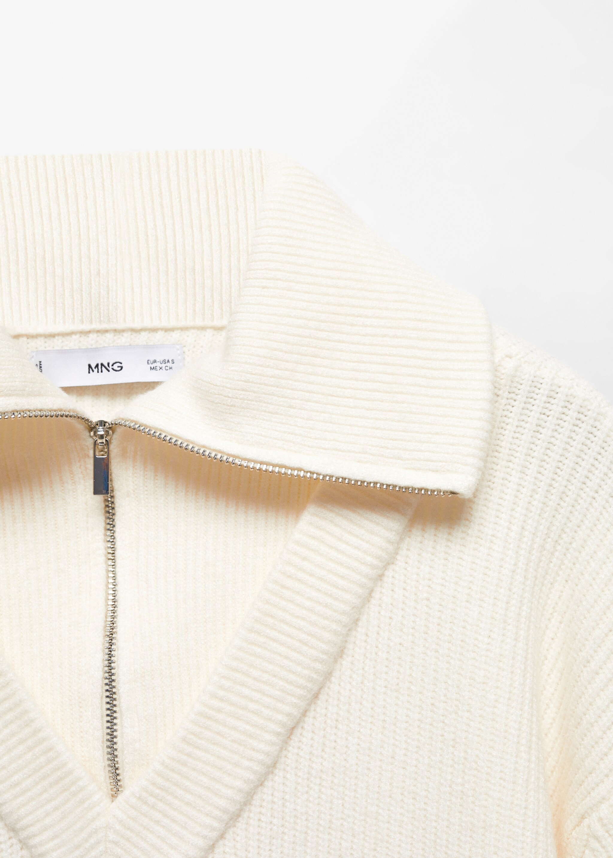 Zip neck jumper - Details of the article 8