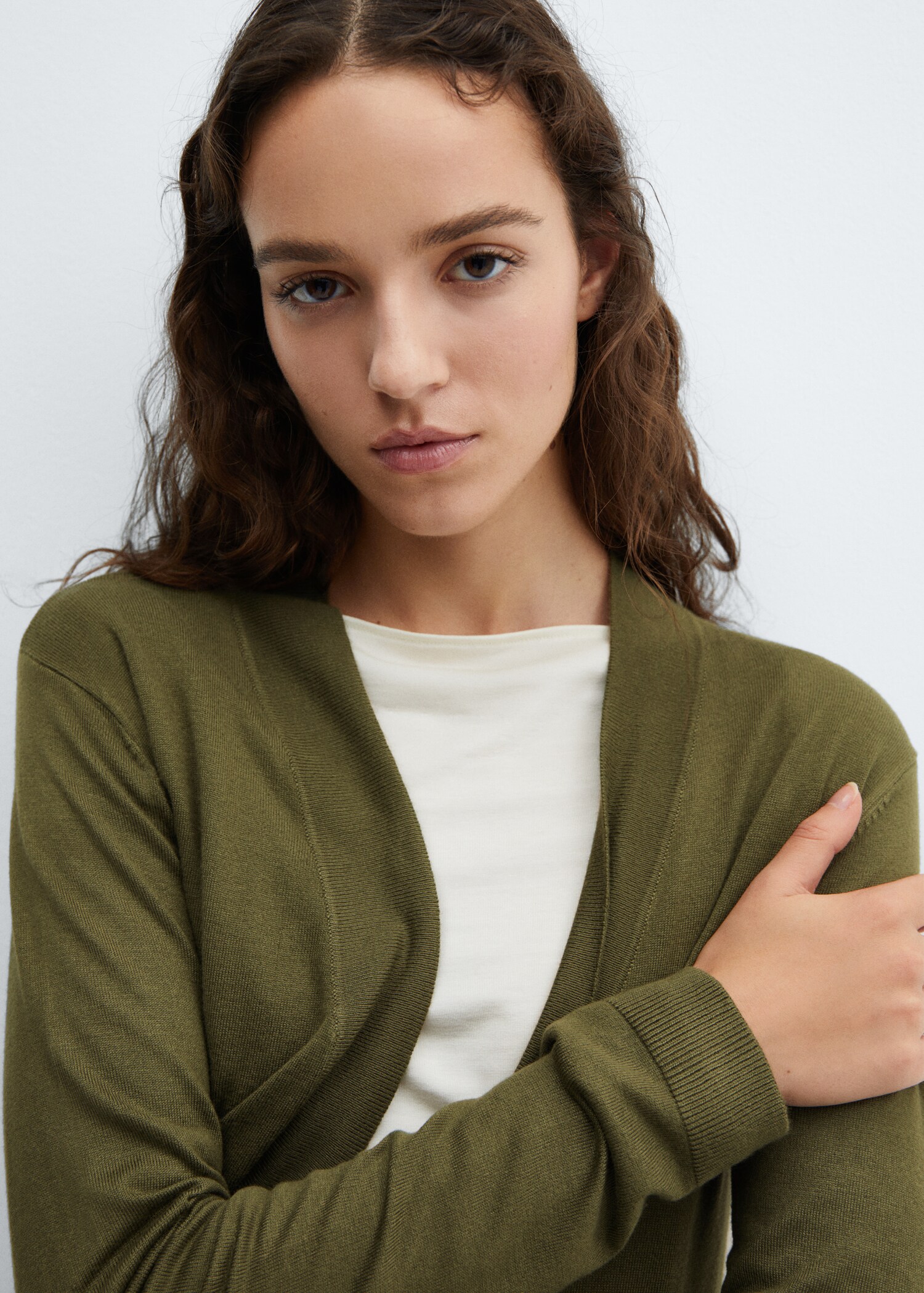 Fine-knit cardigan - Details of the article 1