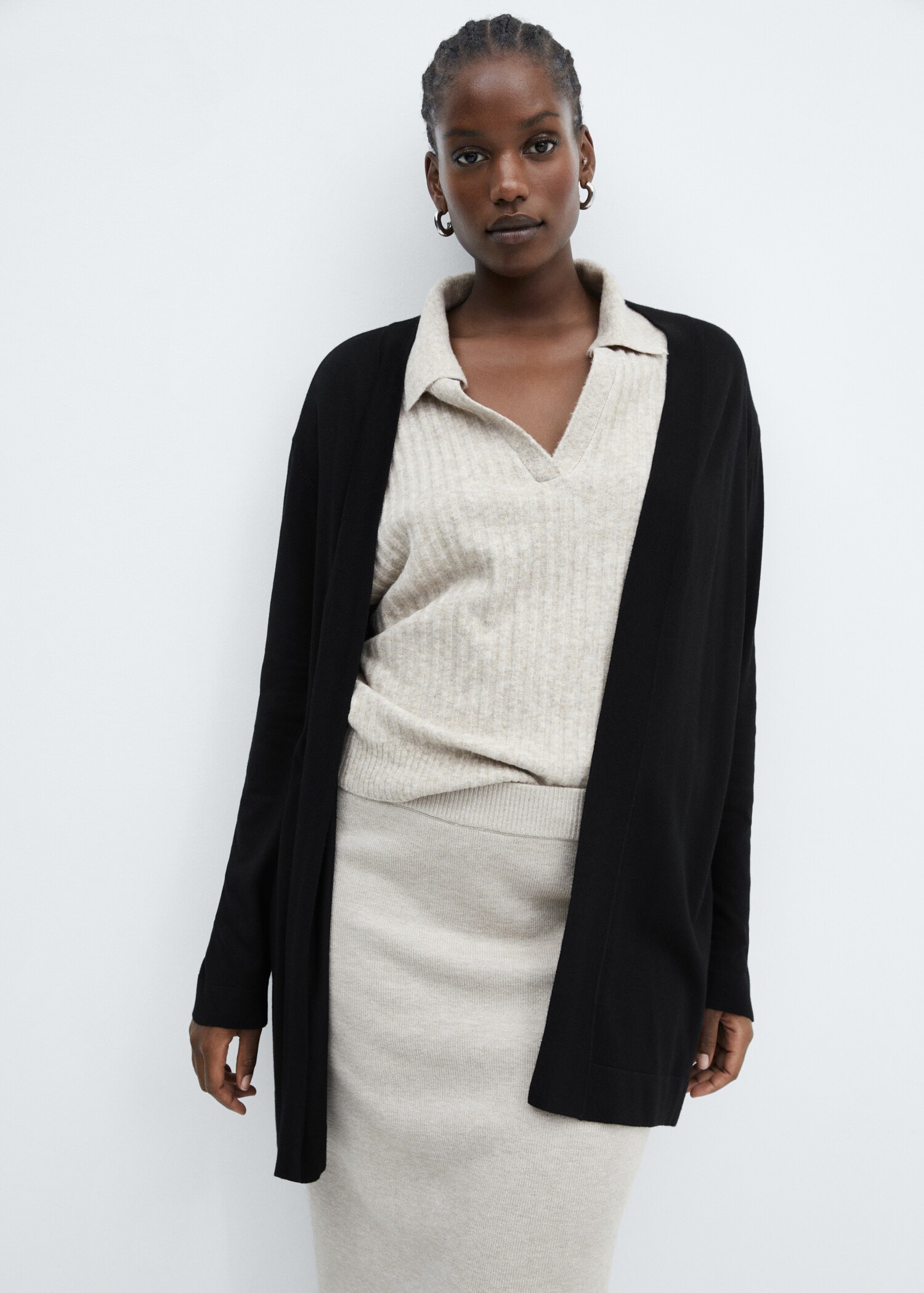 Fine-knit cardigan - Details of the article 5