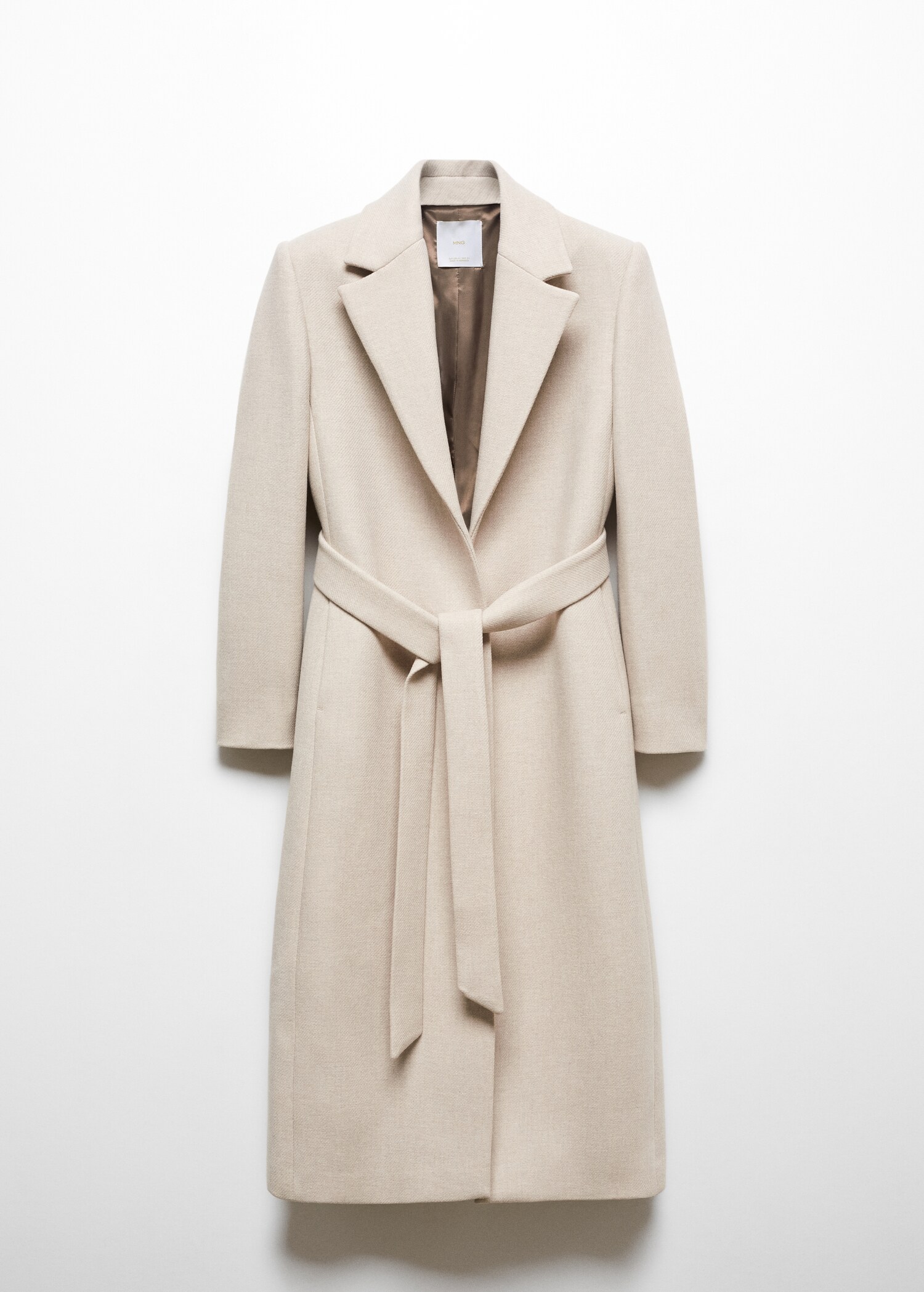 Manteau laine Manteco col imitation fourrure amovible - Détail de l'article 8