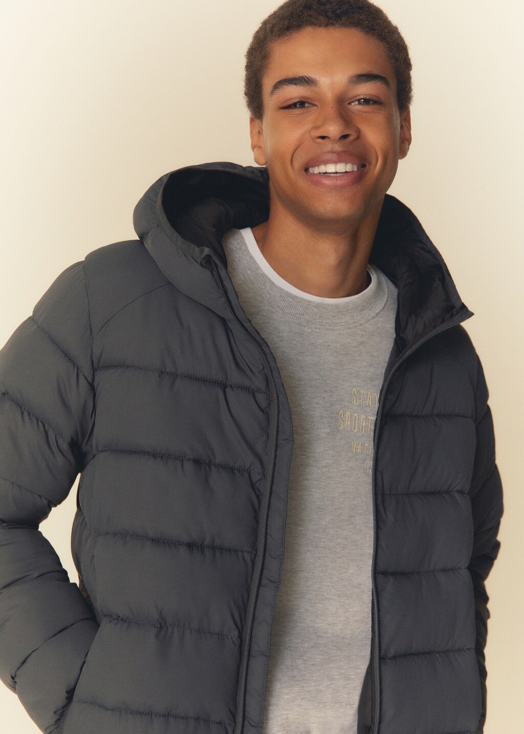 Quilted jacket - Teen Boy | MANGO OUTLET USA