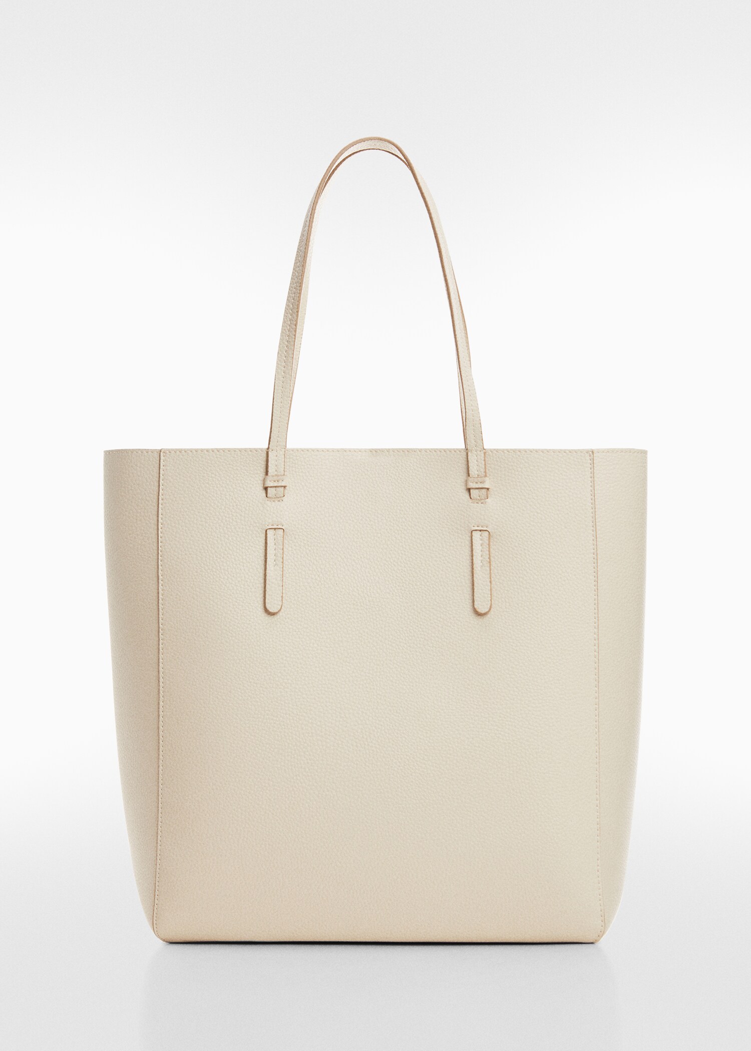 Bolso shopper efecto piel - Artículo sin modelo