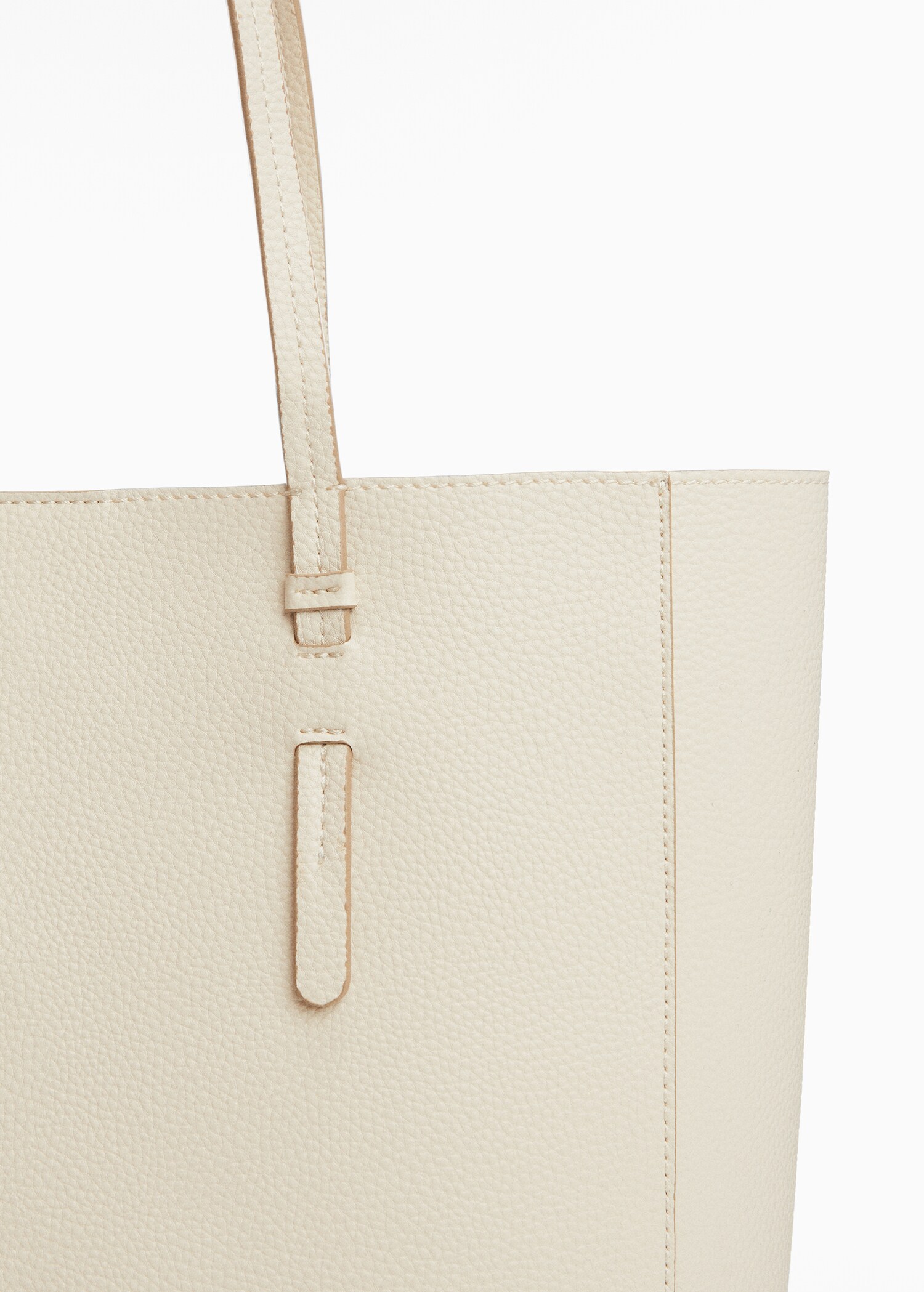 Bolso shopper efecto piel - Detalle del artículo 1