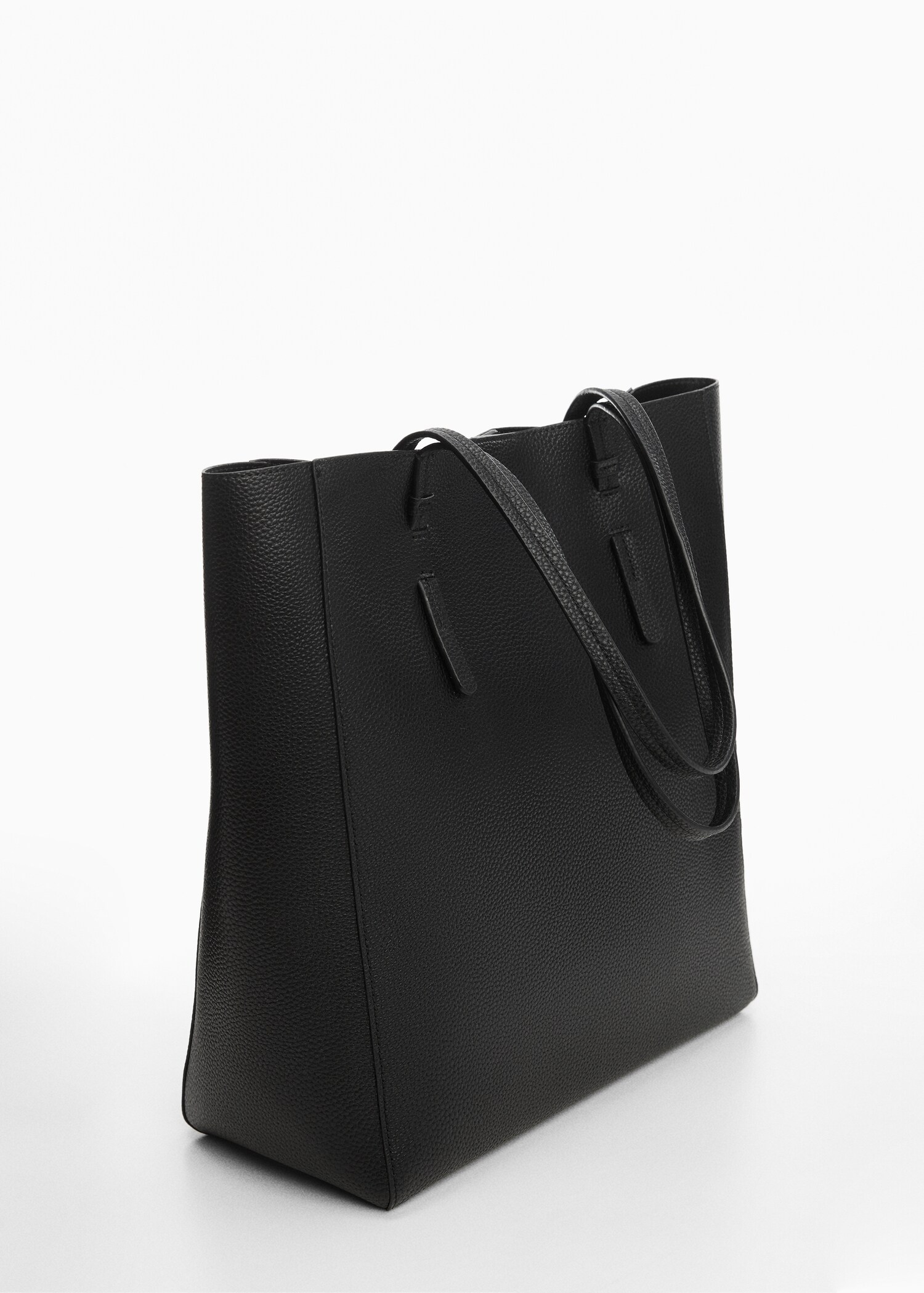 Sac shopper simili-cuir - Plan moyen