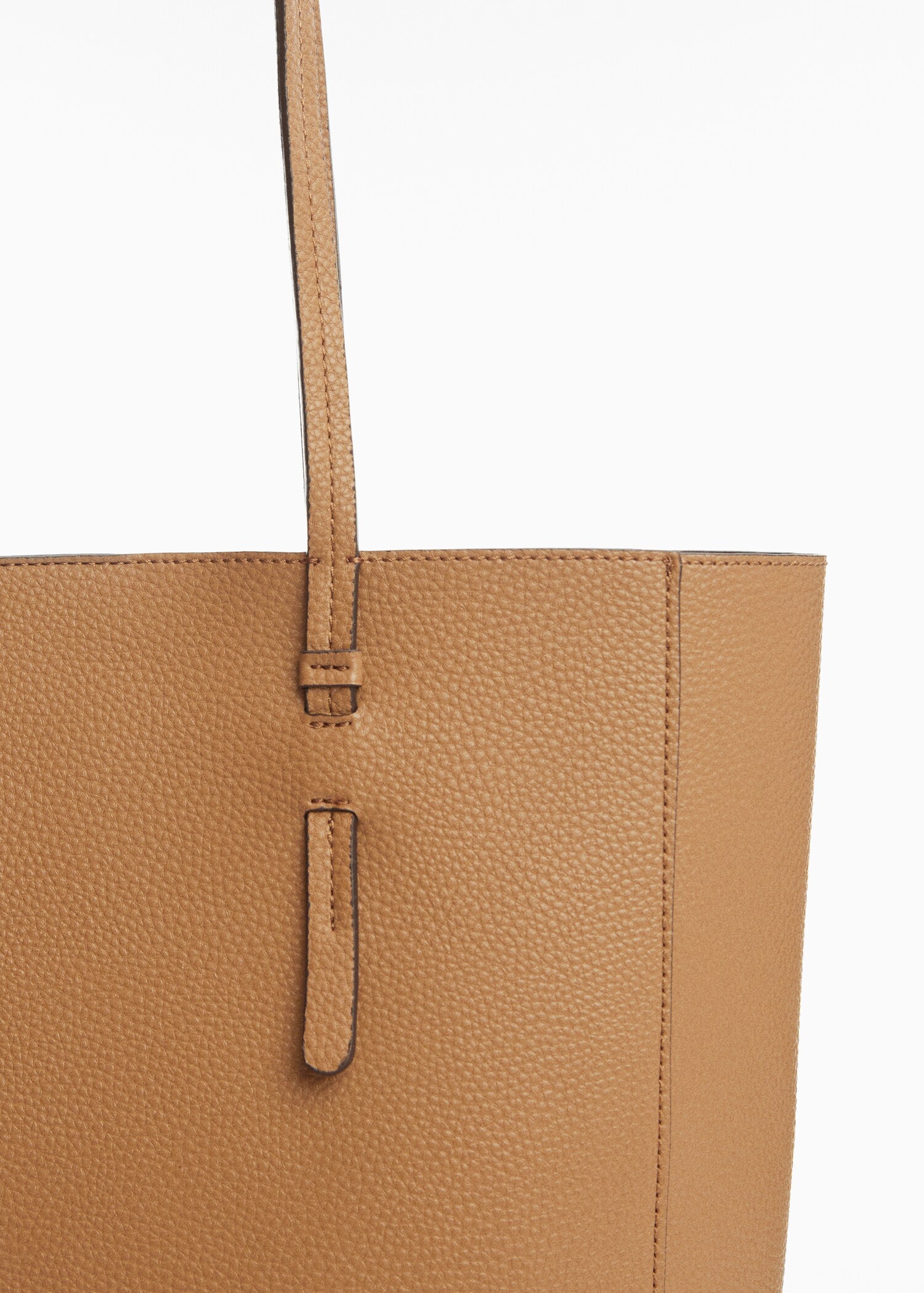 Bolso shopper efecto piel - Detalle del artículo 1