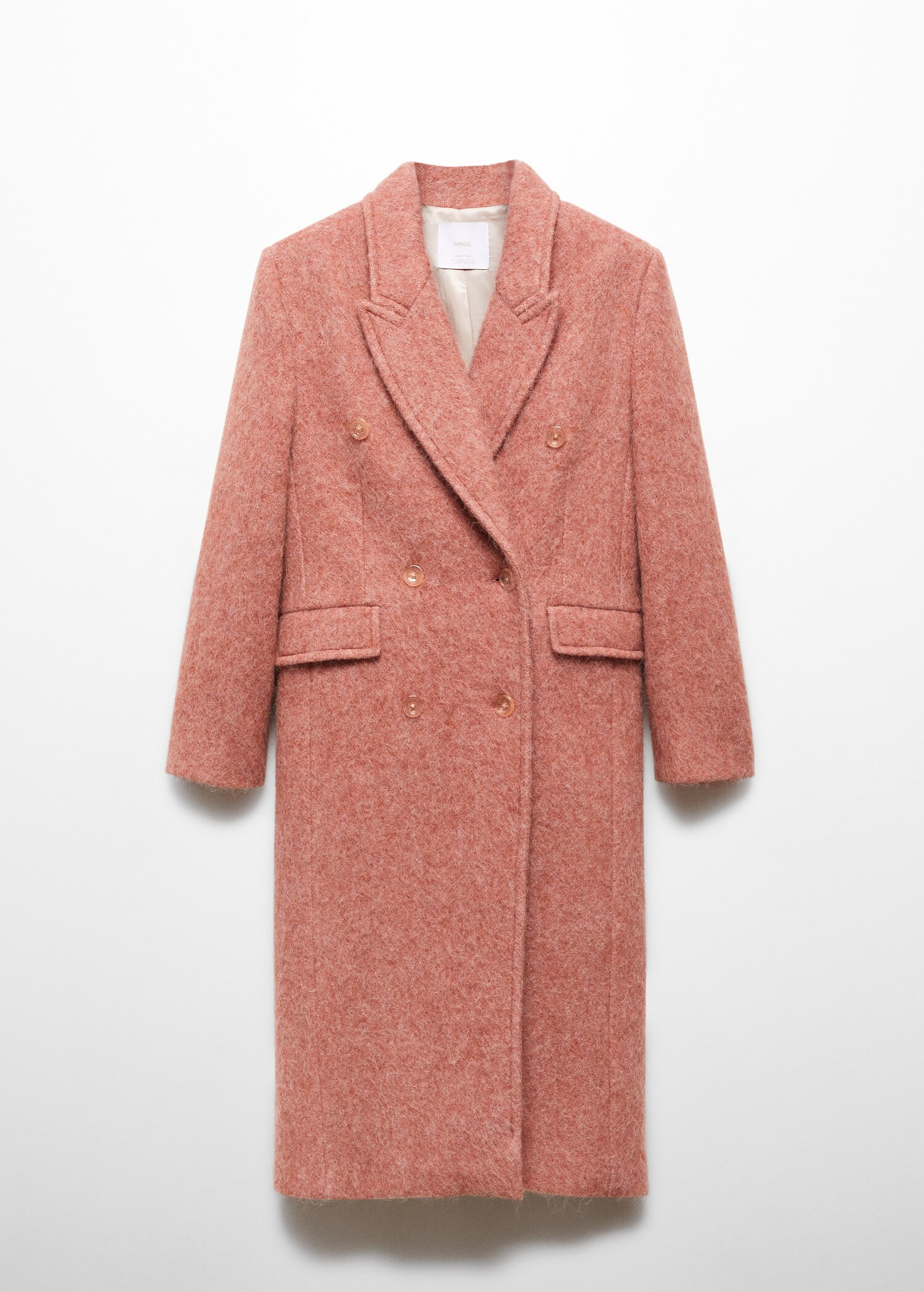 Double-breasted wool coat - Article without model