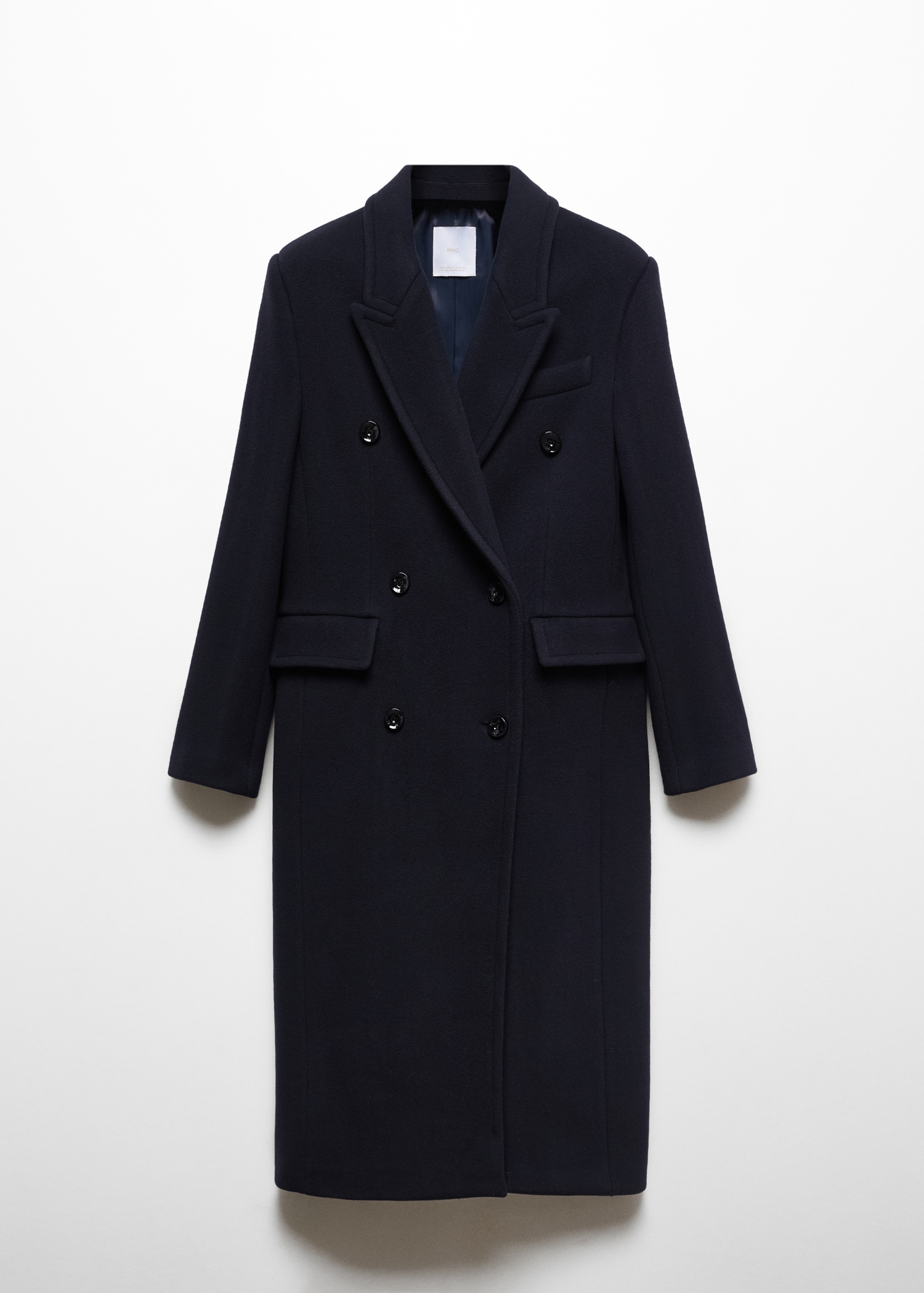 Double-breasted Manteco wool coat Women MANGO OUTLET USA