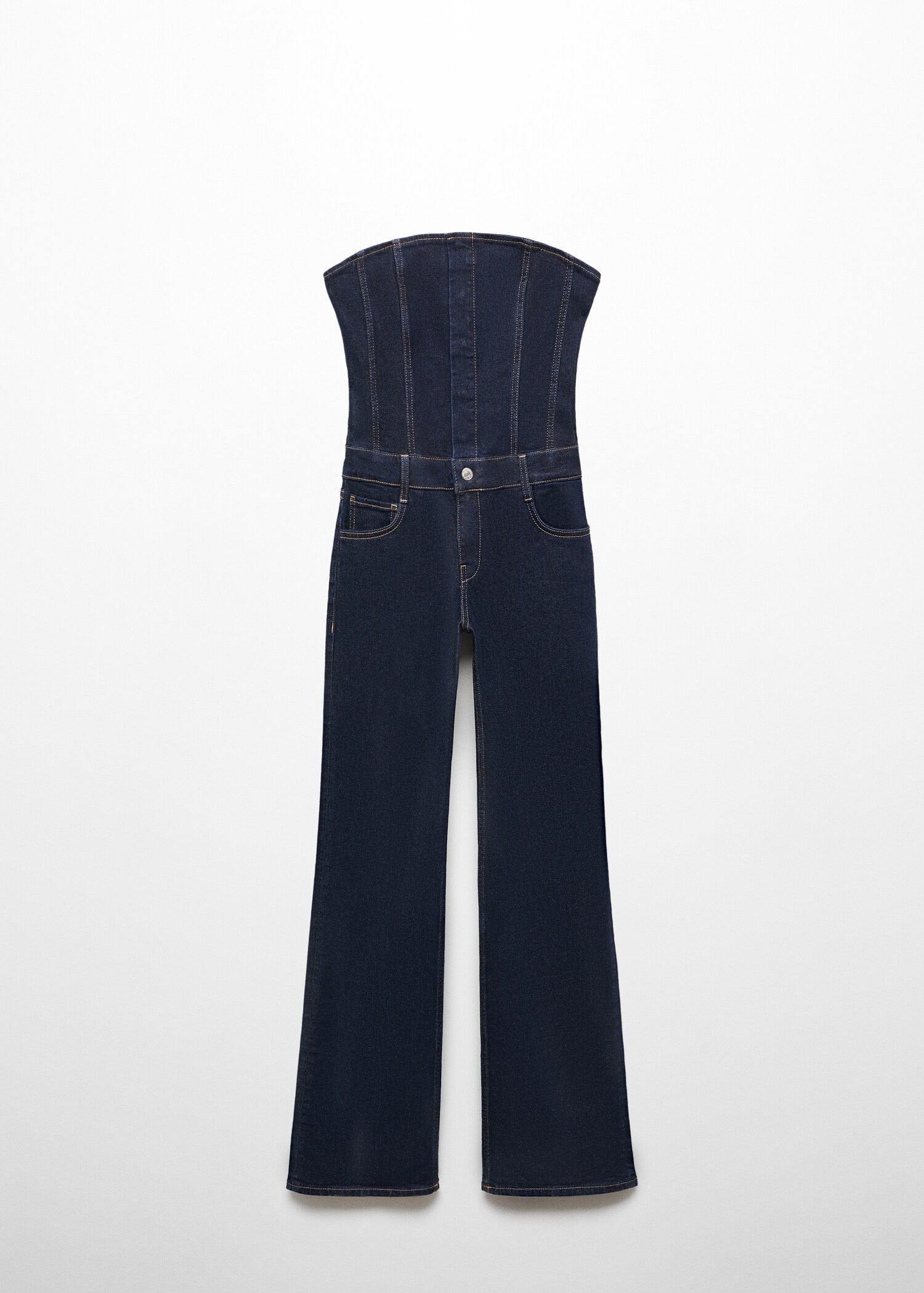 Combinaison bustier en jean - Article sans modèle