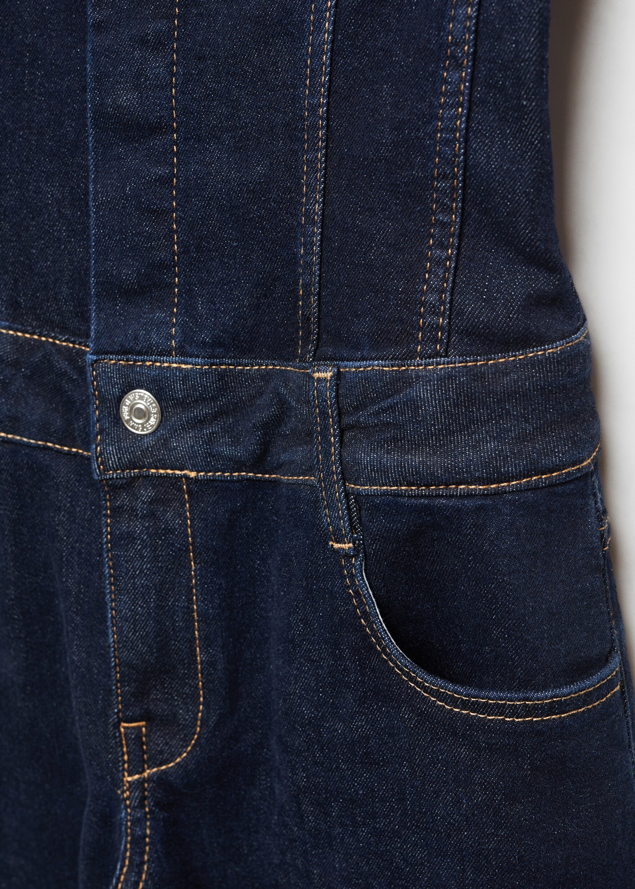 Strapless denim jumpsuit - Details of the article 8