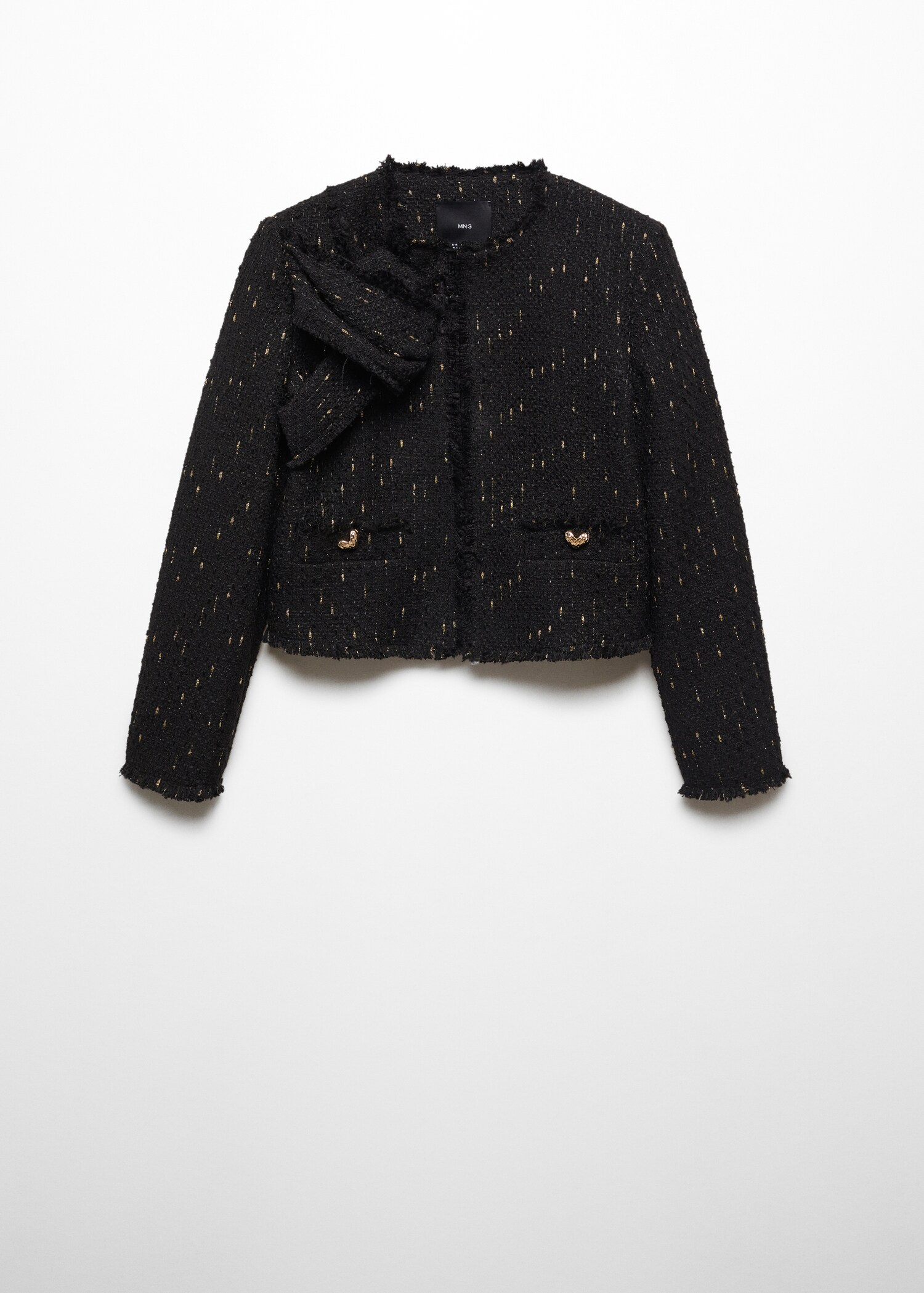 Tweed jacket with lurex details - Article without model