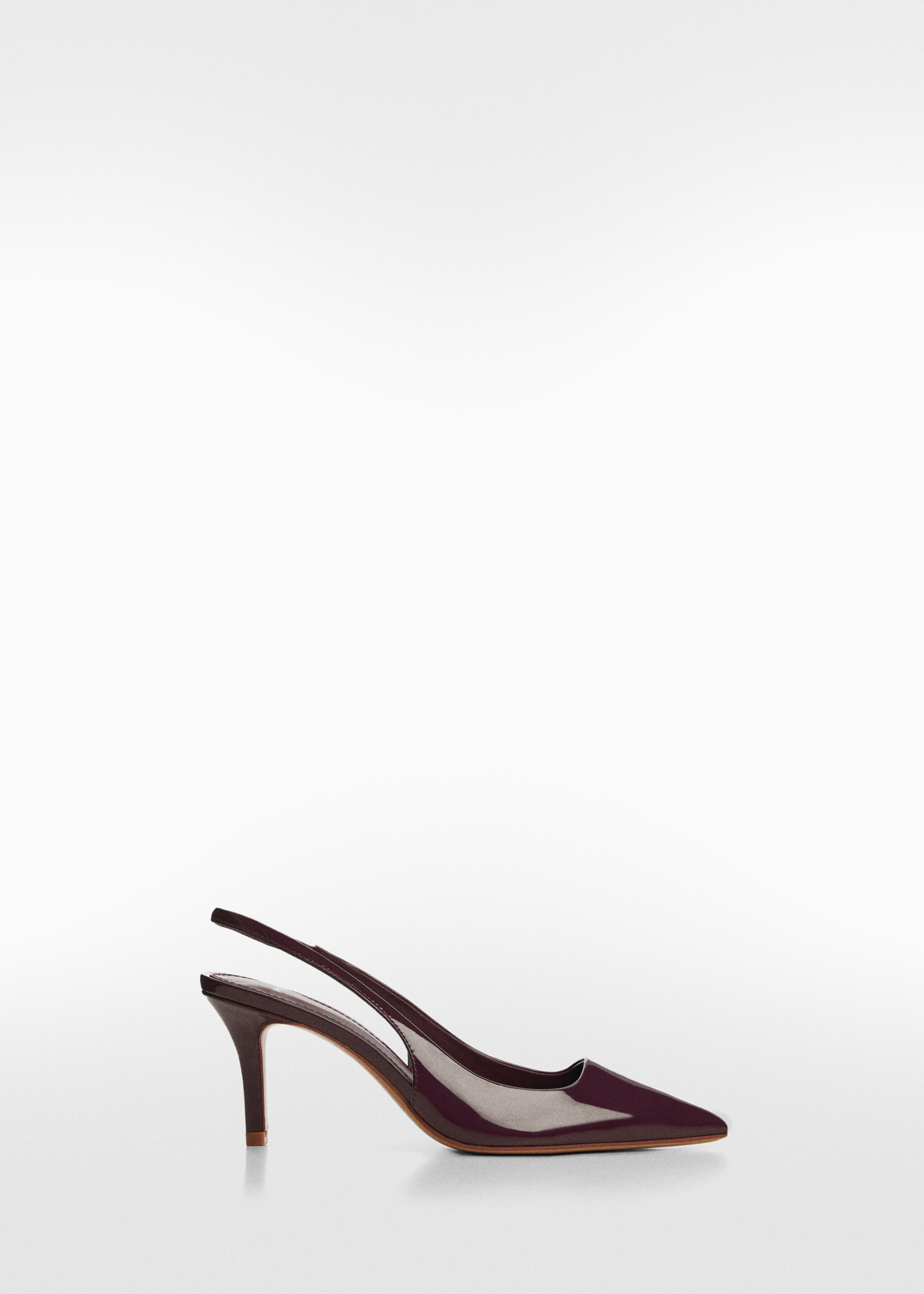 Pointed-toe heeled shoes - Article without model, Burgundy. Ref: 67050485-00.