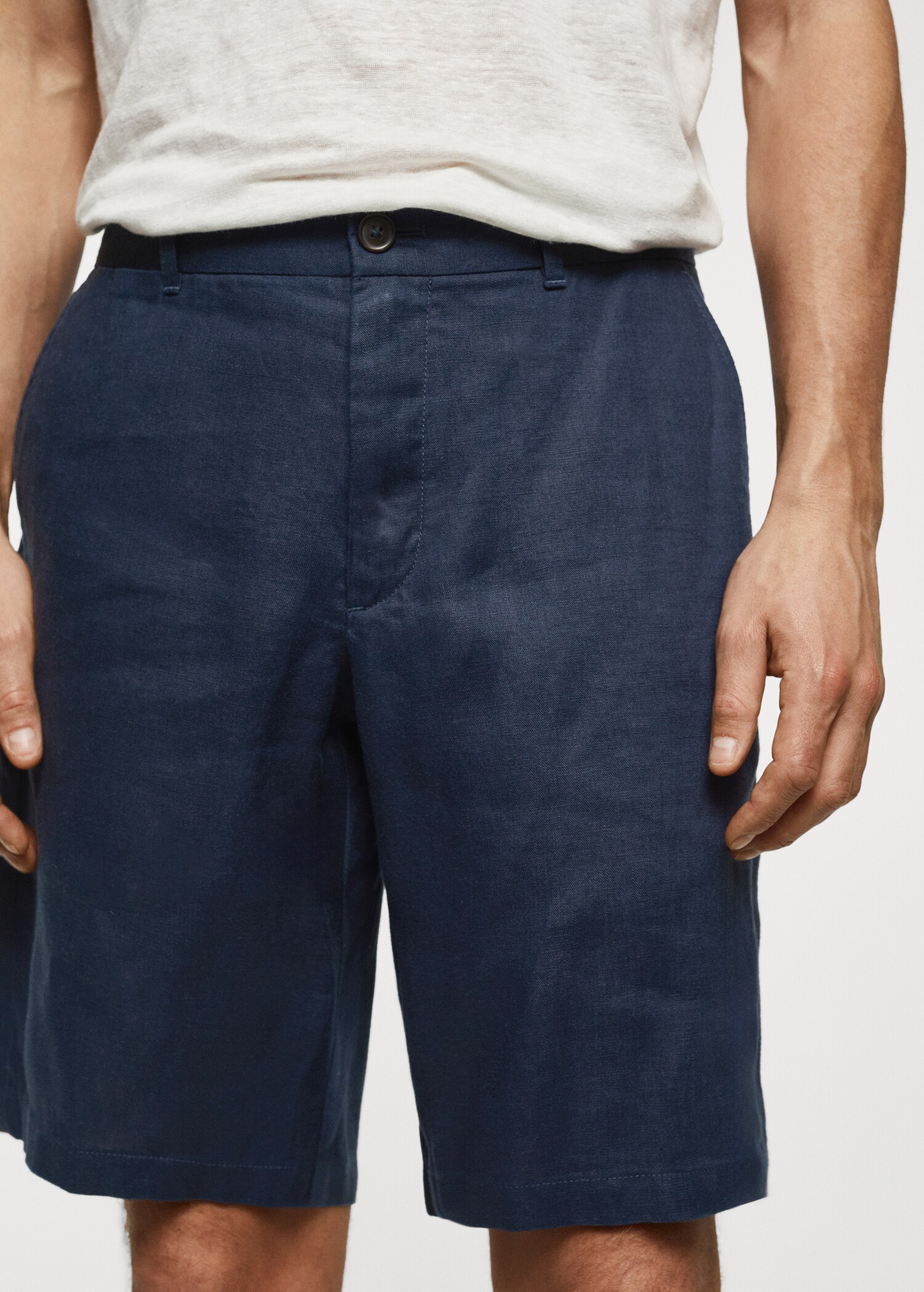Bermudashorts aus 100 % Leinen - Detail des Artikels 1