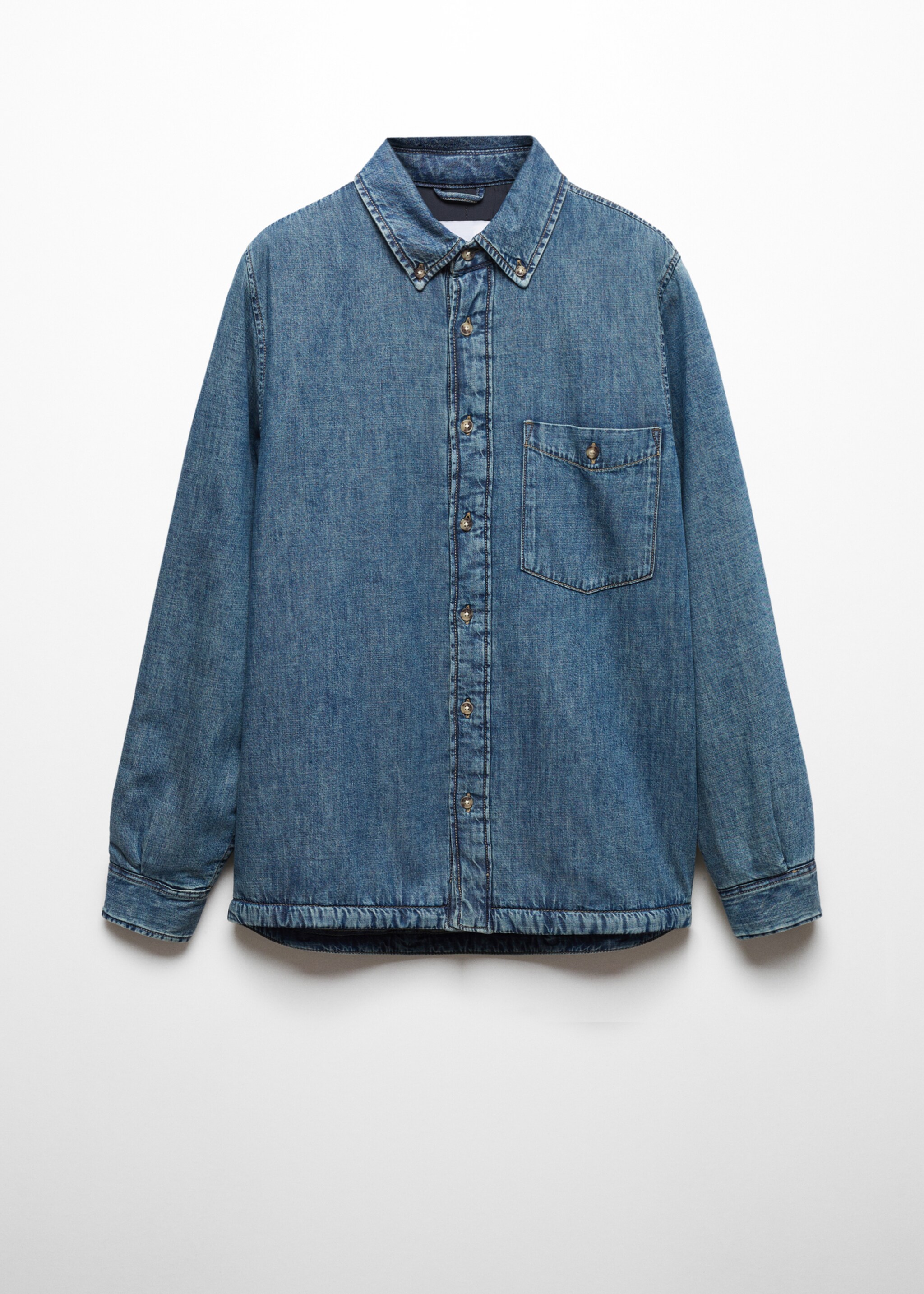 Sobrecamisa de ganga acolchoada - Artigo sem modelo