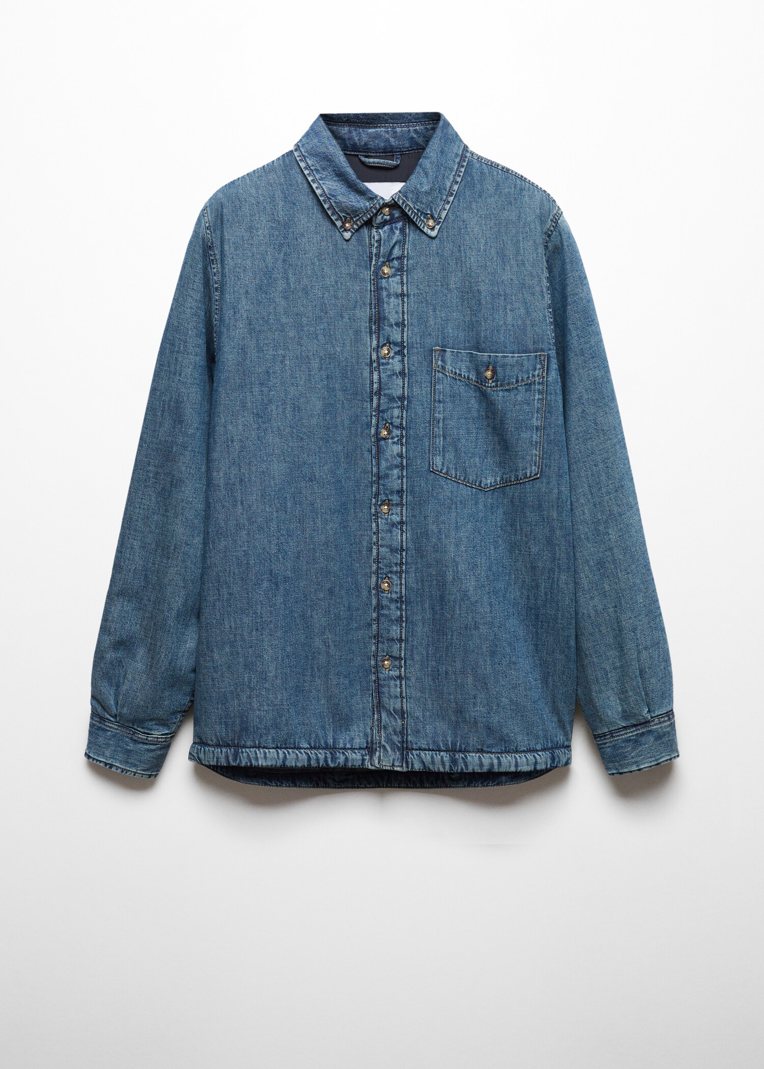 Sobrecamisa denim acolchada - Artículo sin modelo