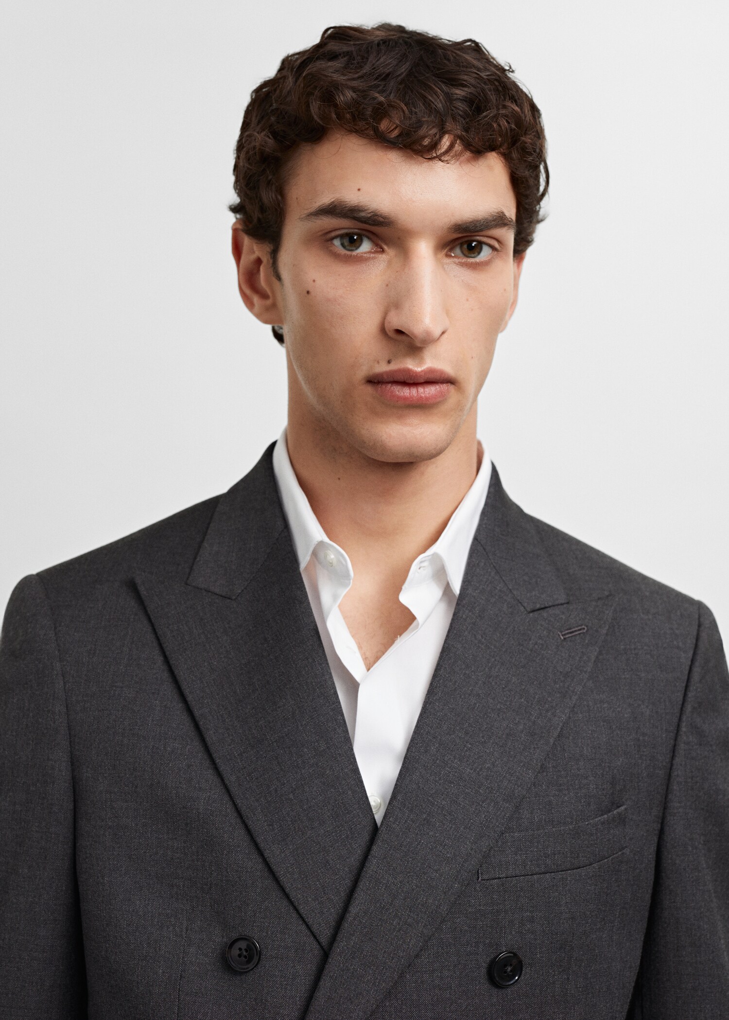 Slim fit-kavaj med omlott - Detaljer om artikeln 1