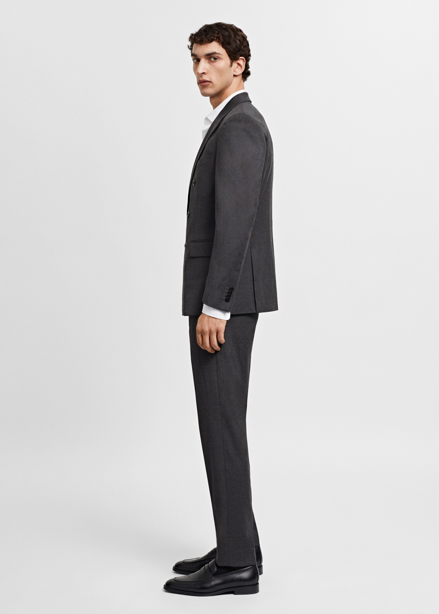 Slim fit-kavaj med omlott - Detaljer om artikeln 2
