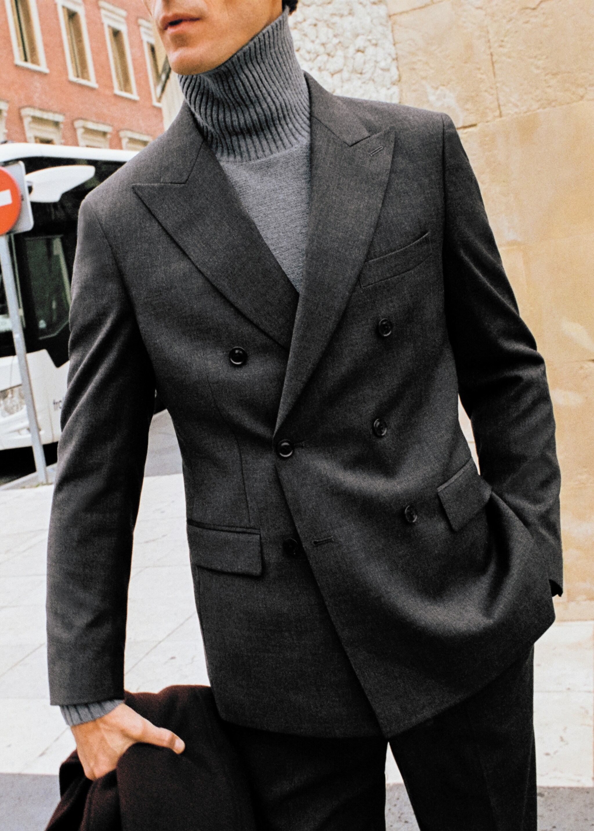 Gekruist slim fit colbert - Detail van het artikel 6