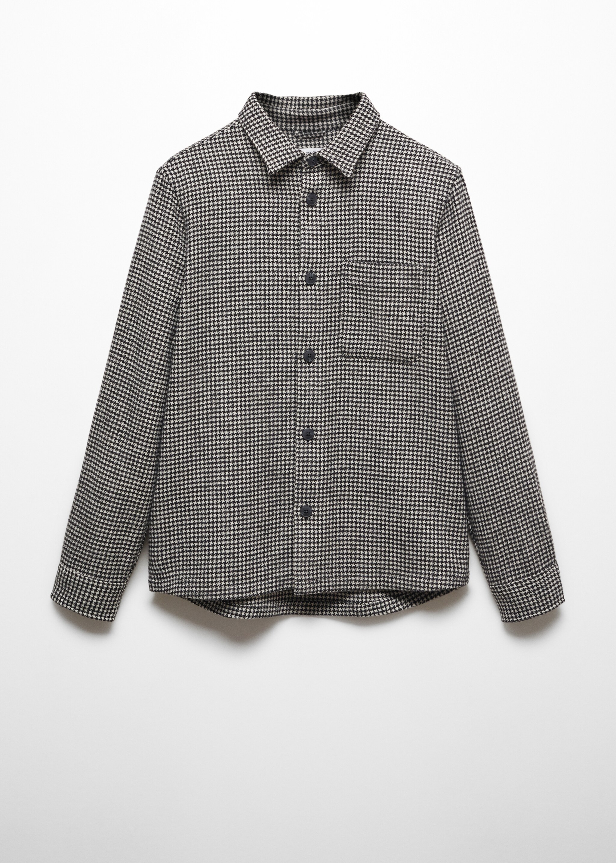 Sobrecamisa de pied-de-poule - Artigo sem modelo