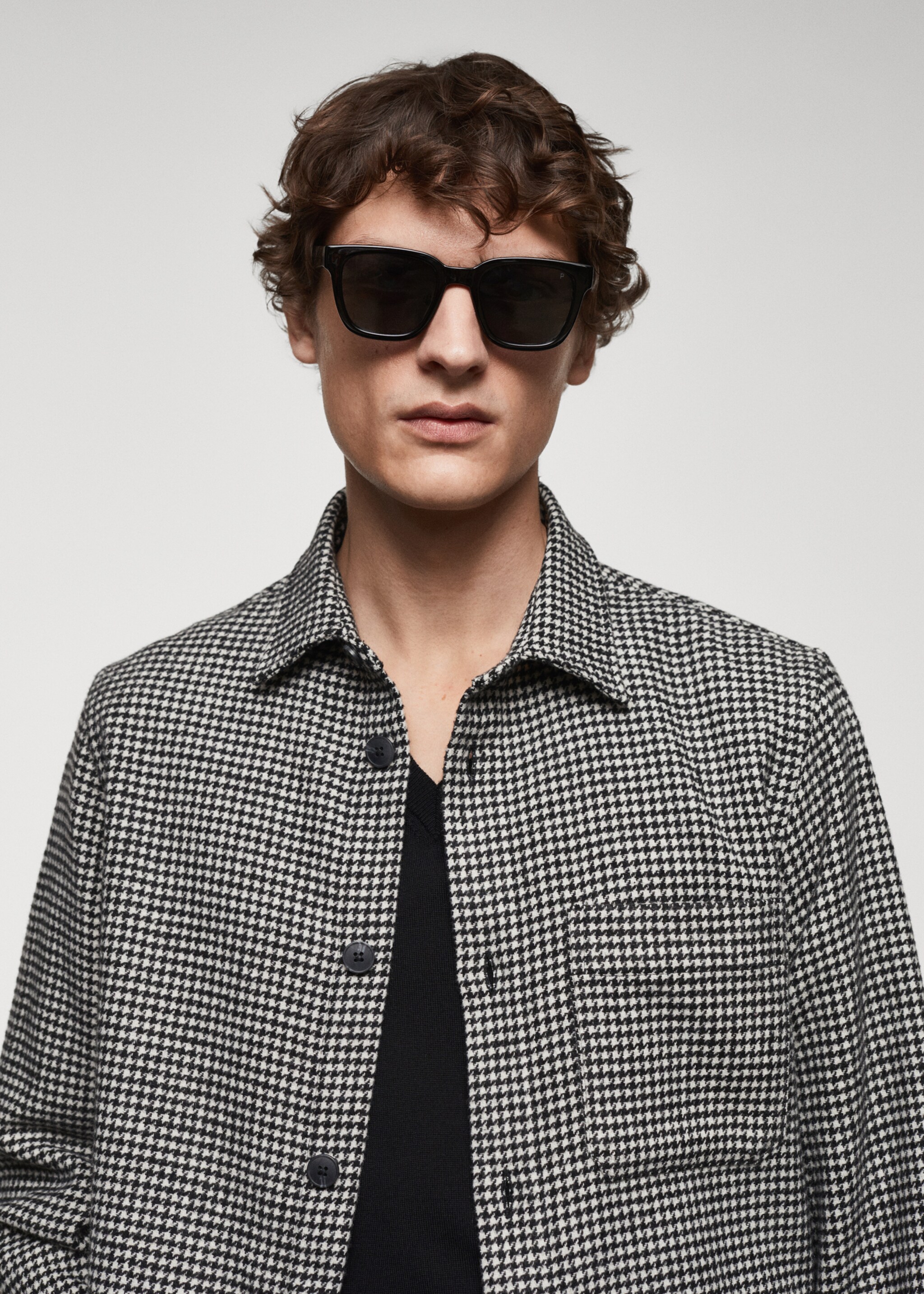 Sobrecamisa de pied-de-poule - Pormenor do artigo 1