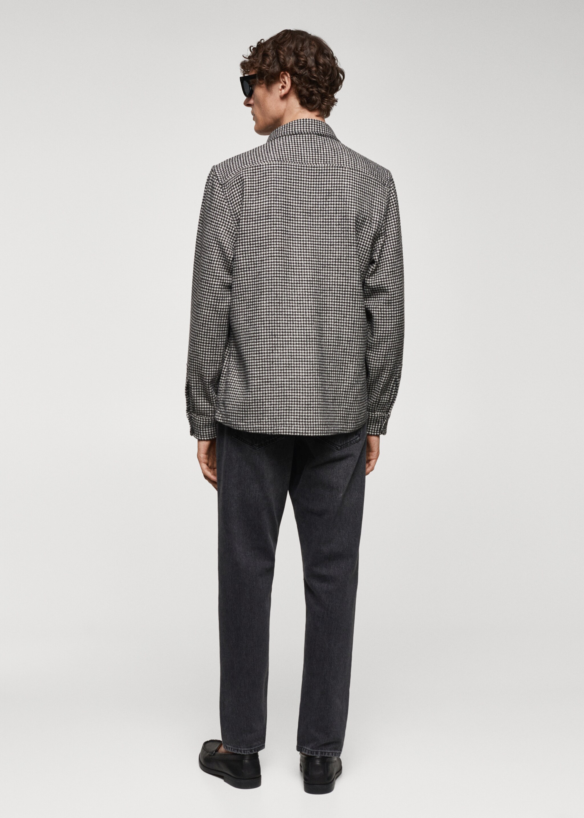 Sobrecamisa de pied-de-poule - Verso do artigo