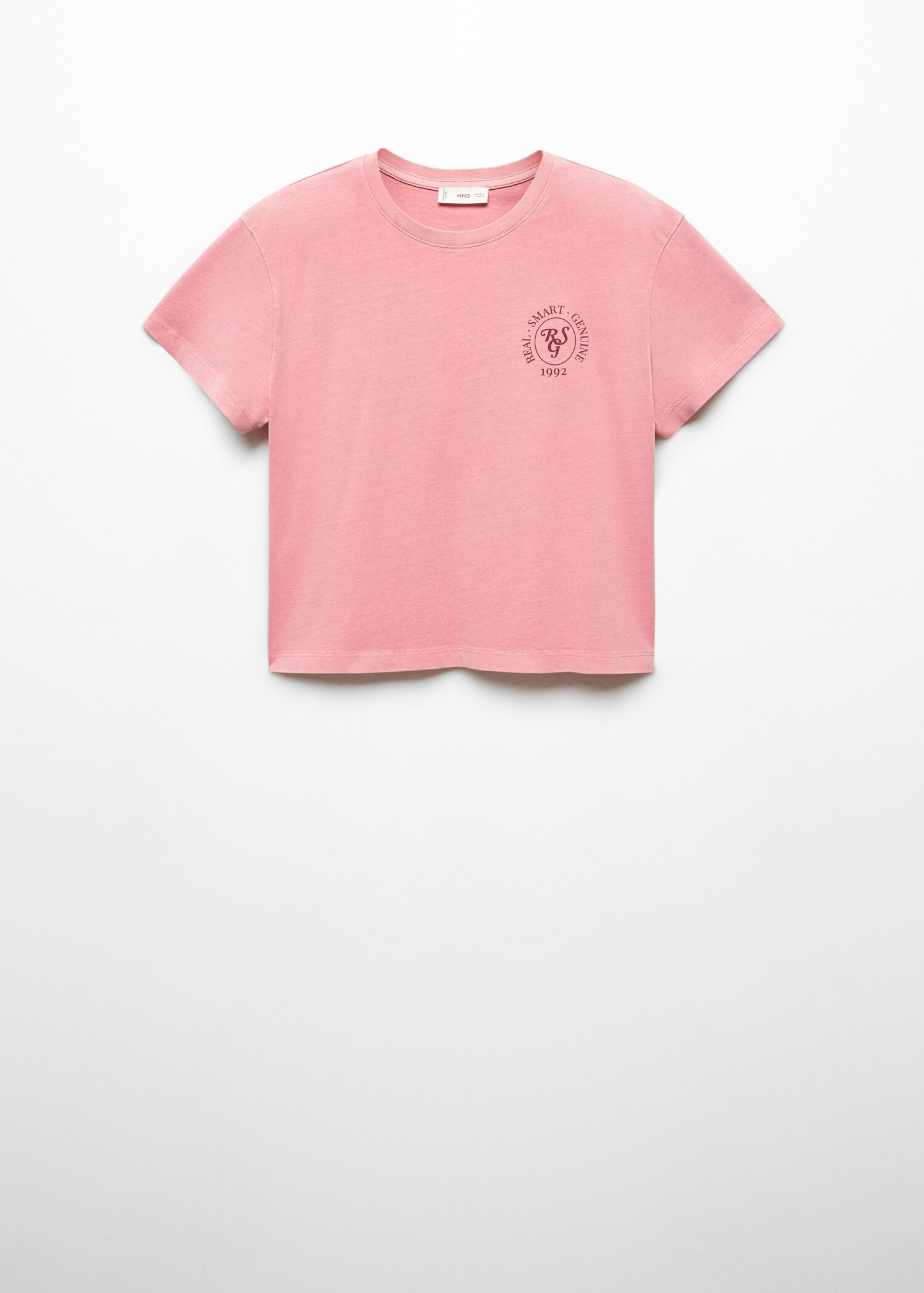 Printed cropped t-shirt - Article without model