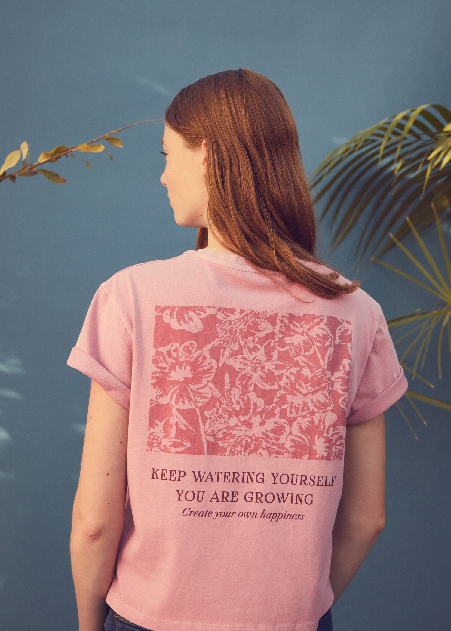 Printed cropped t-shirt - Details of the article 5