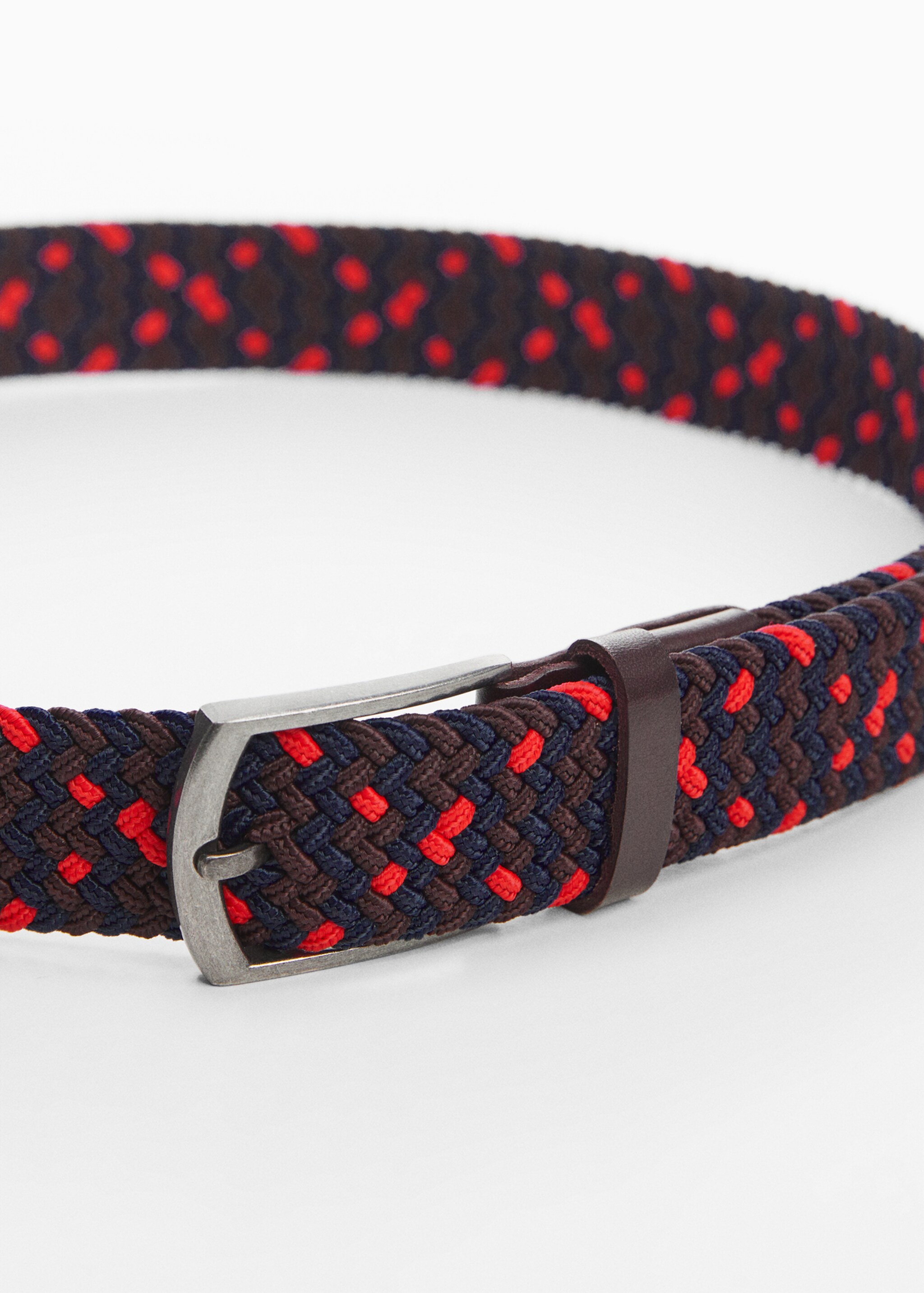 Ceinture élastique tressée couleurs - Plan moyen