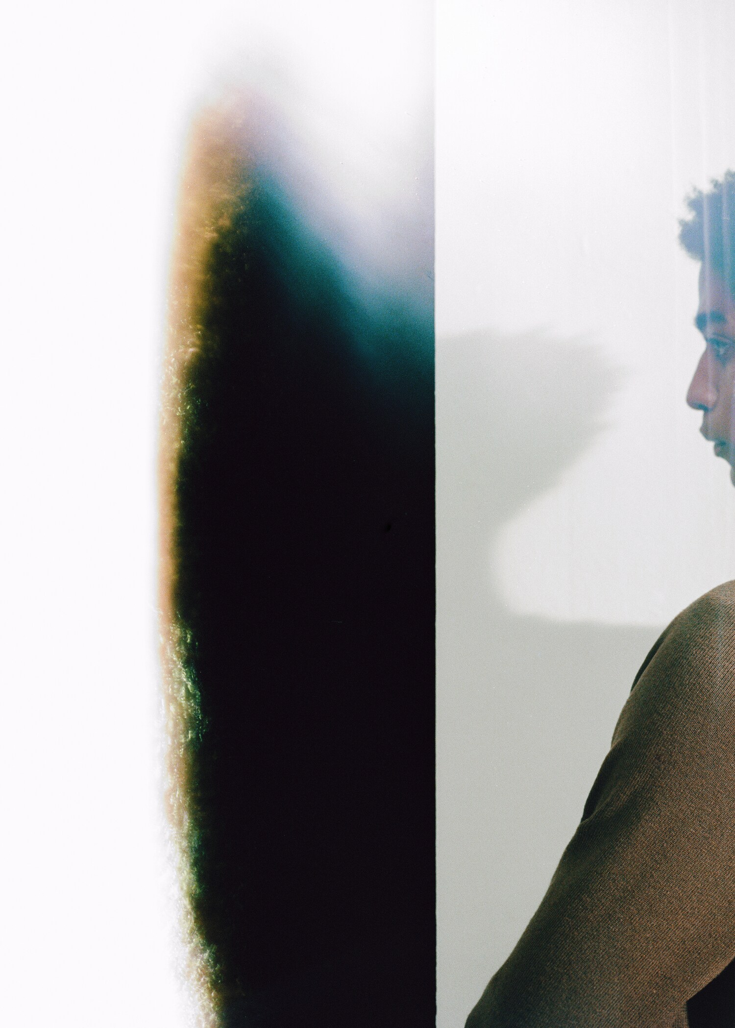 Stretch sweater with ribbed detail - Details of the article 7