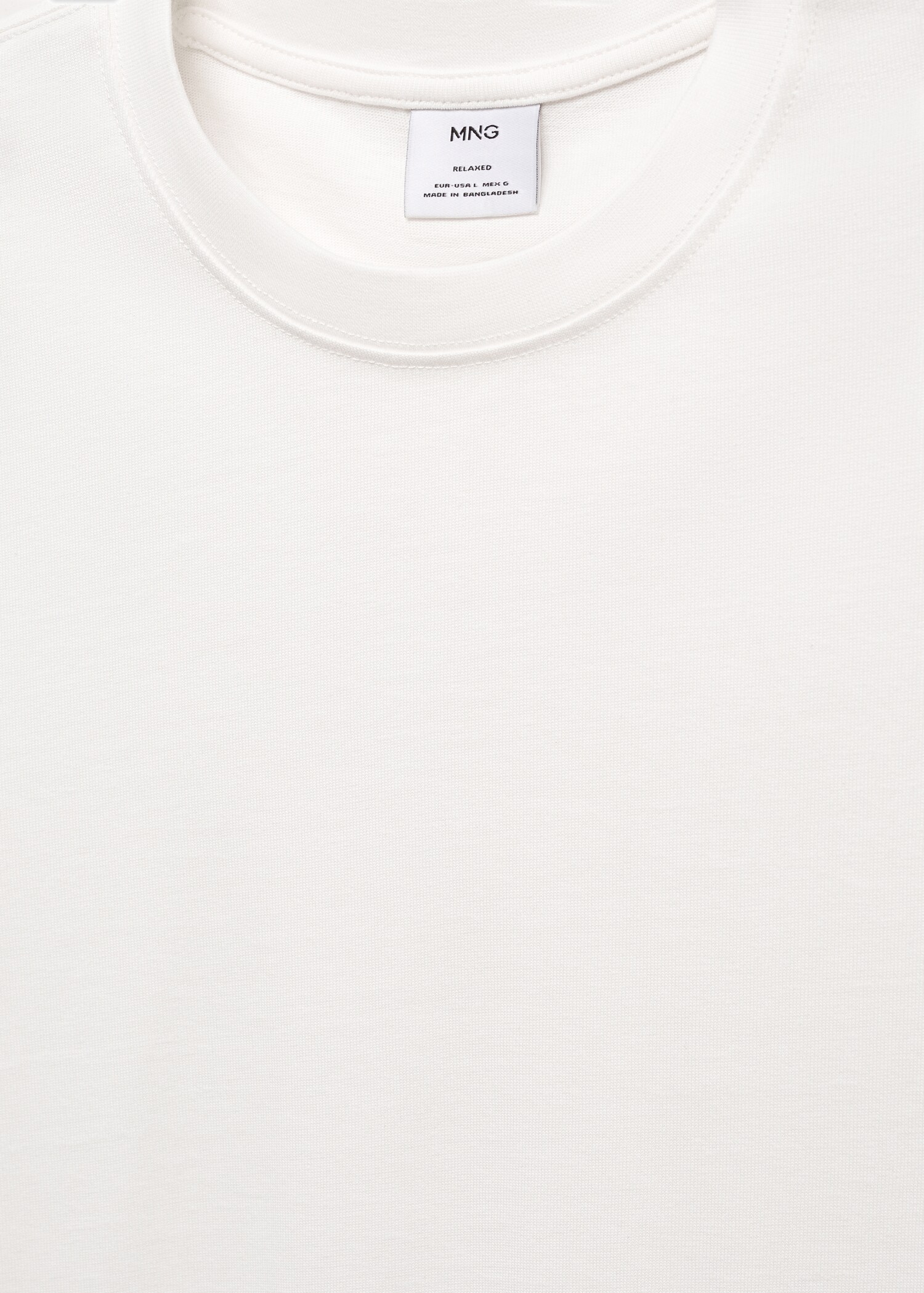 Basic 100% cotton relaxed-fit t-shirt - Details of the article 8