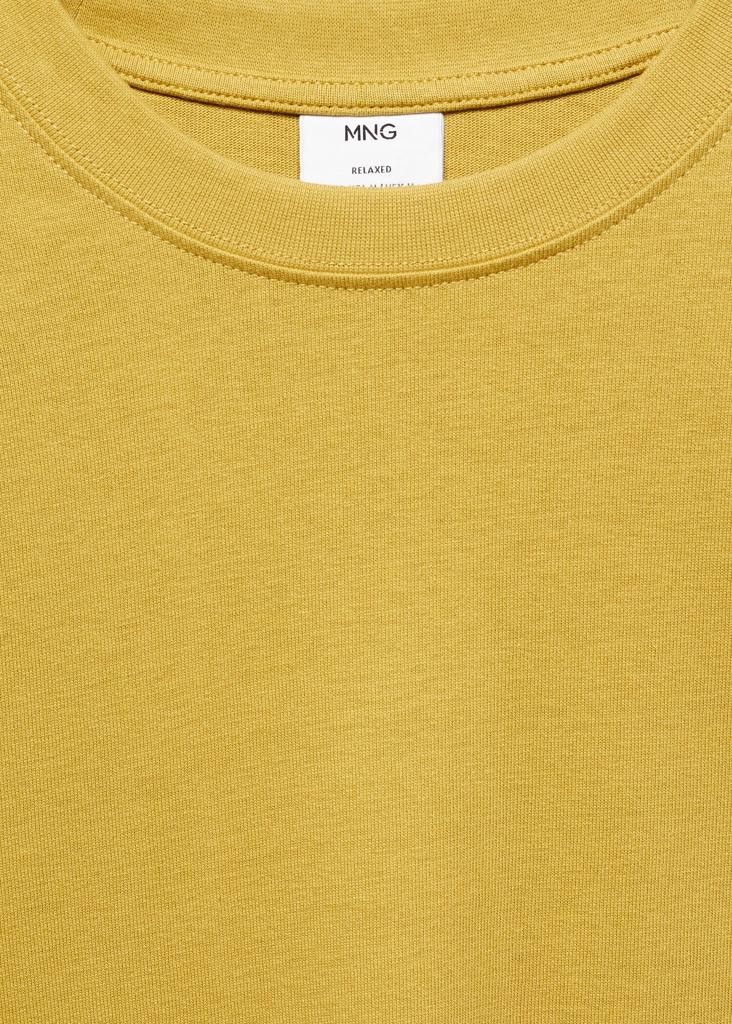 Camiseta básica 100% algodón relaxed fit - Detalle del artículo 8