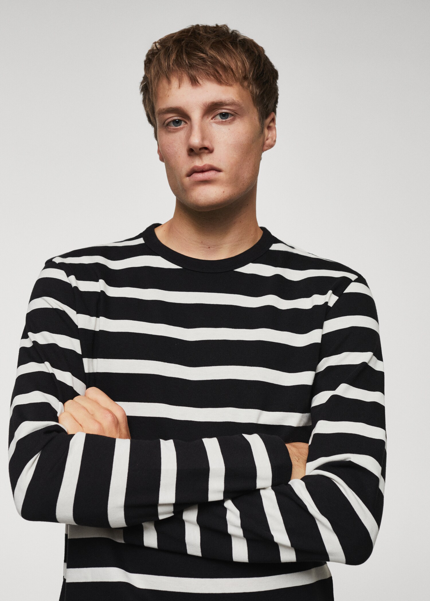 Långärmad randig t-shirt - Detaljer om artikeln 1