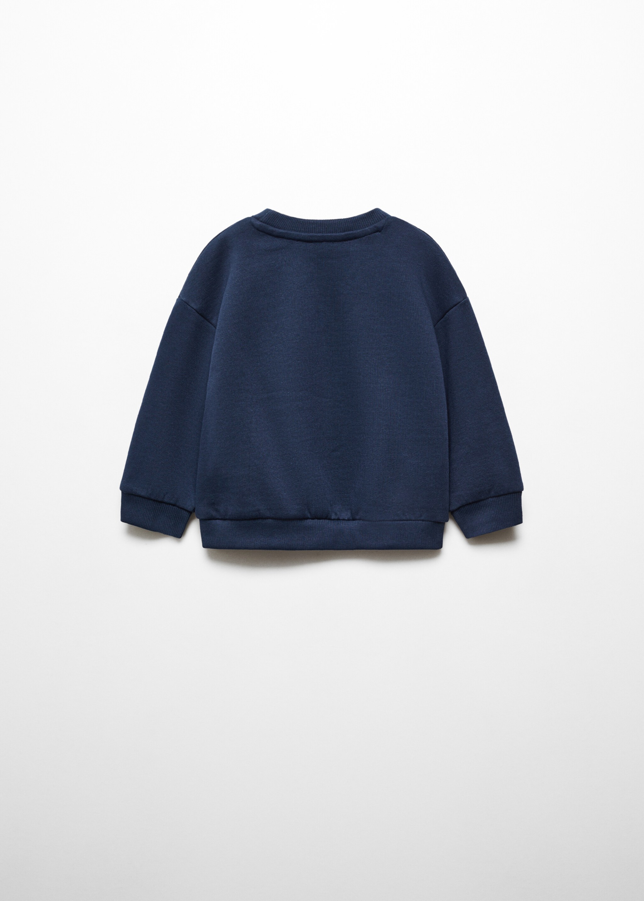 Embroidered drawing sweatshirt - Reverse of the article
