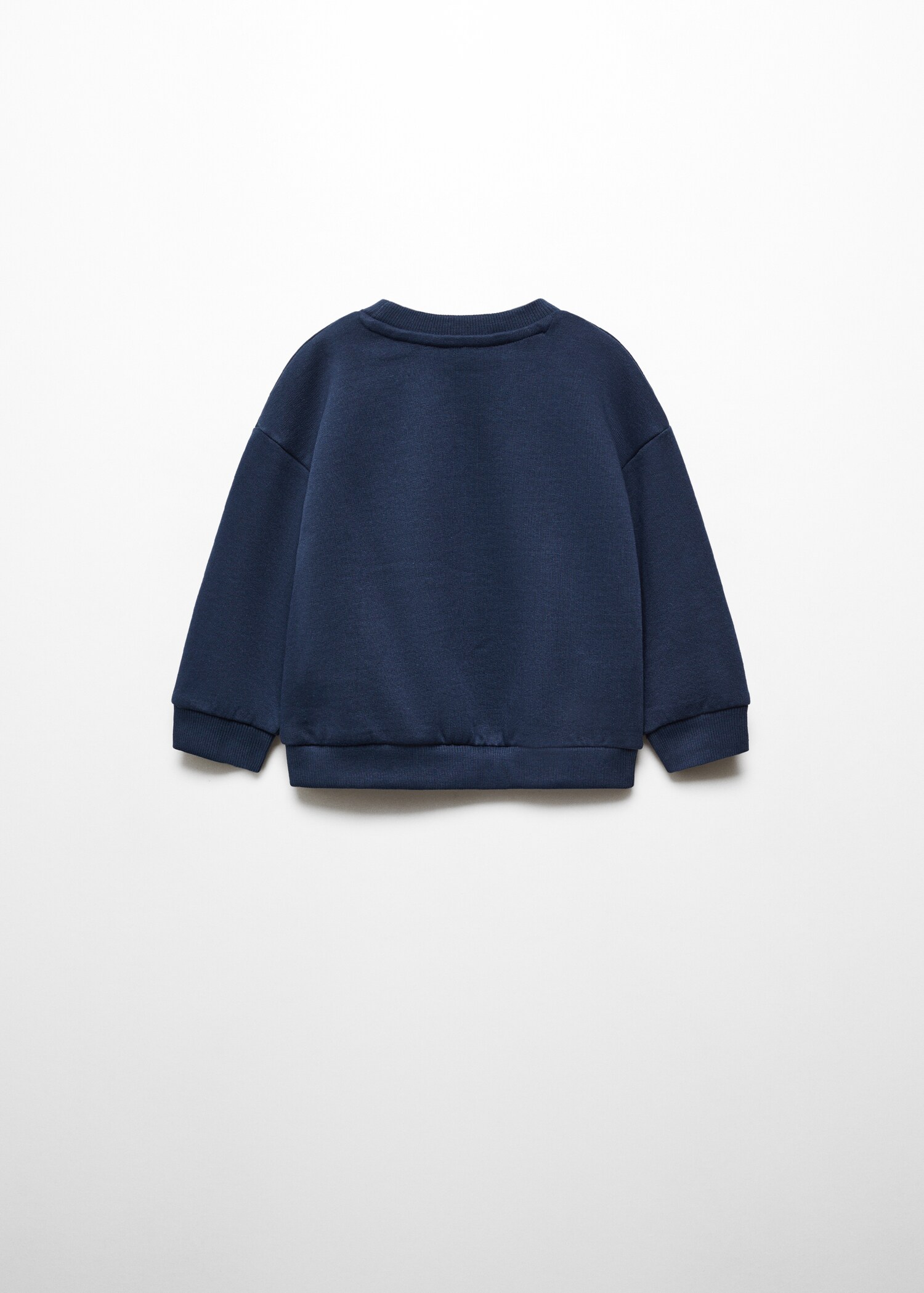 Embroidered drawing sweatshirt - Reverse of the article