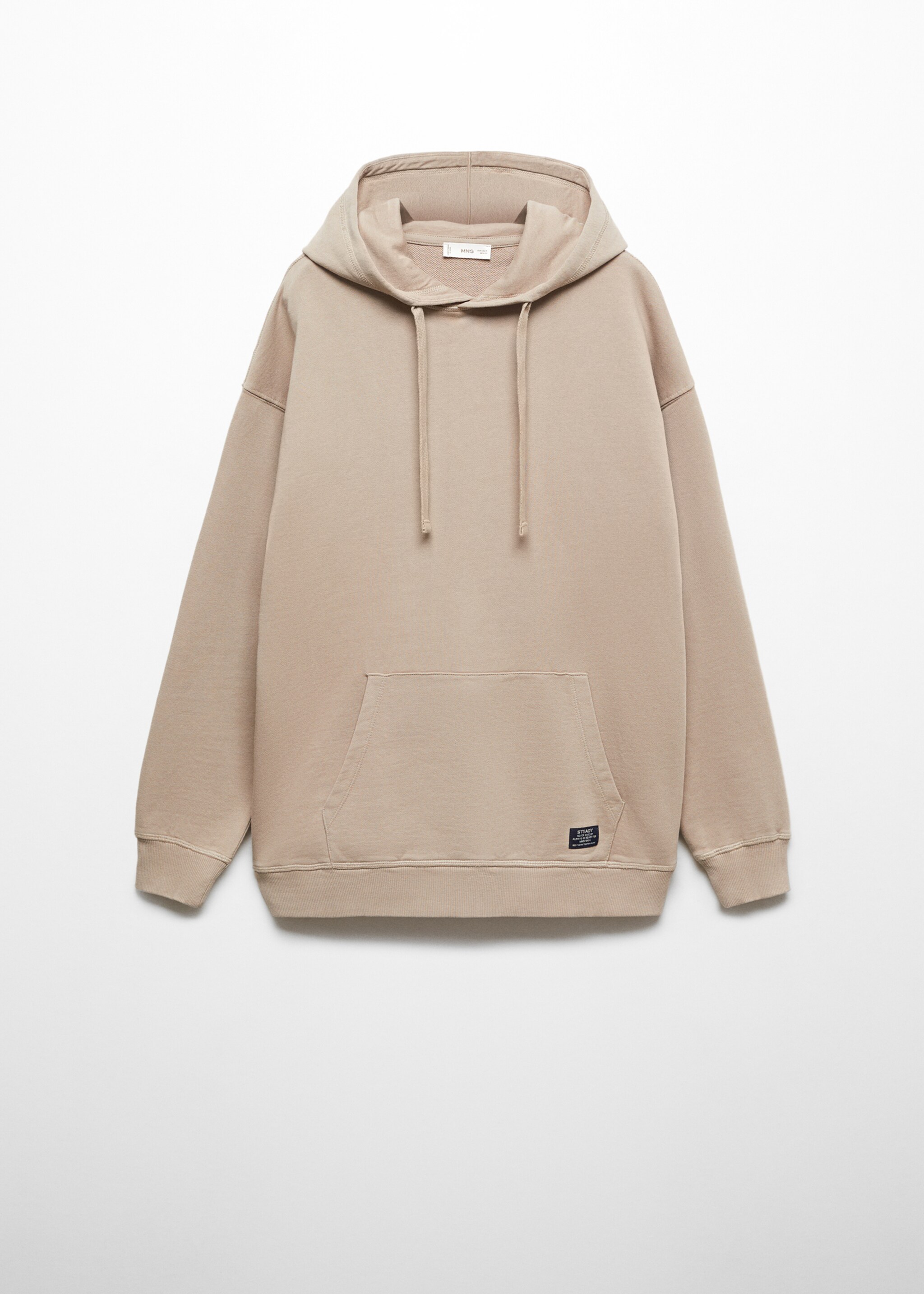 Unisex-Kapuzensweatshirt - Artikel ohne Model, Beige. Ref: 67050652-00.