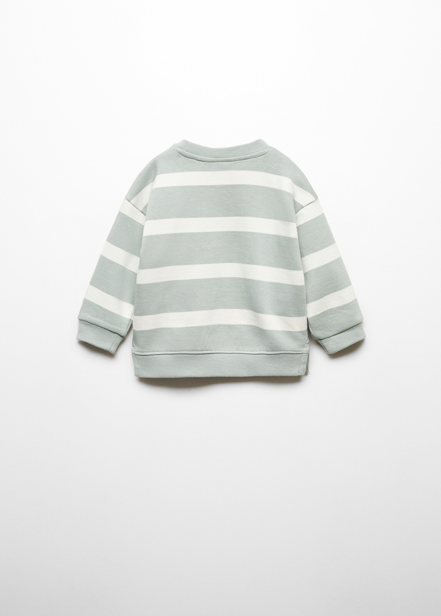 Striped cotton-blend sweatshirt - Reverse of the article