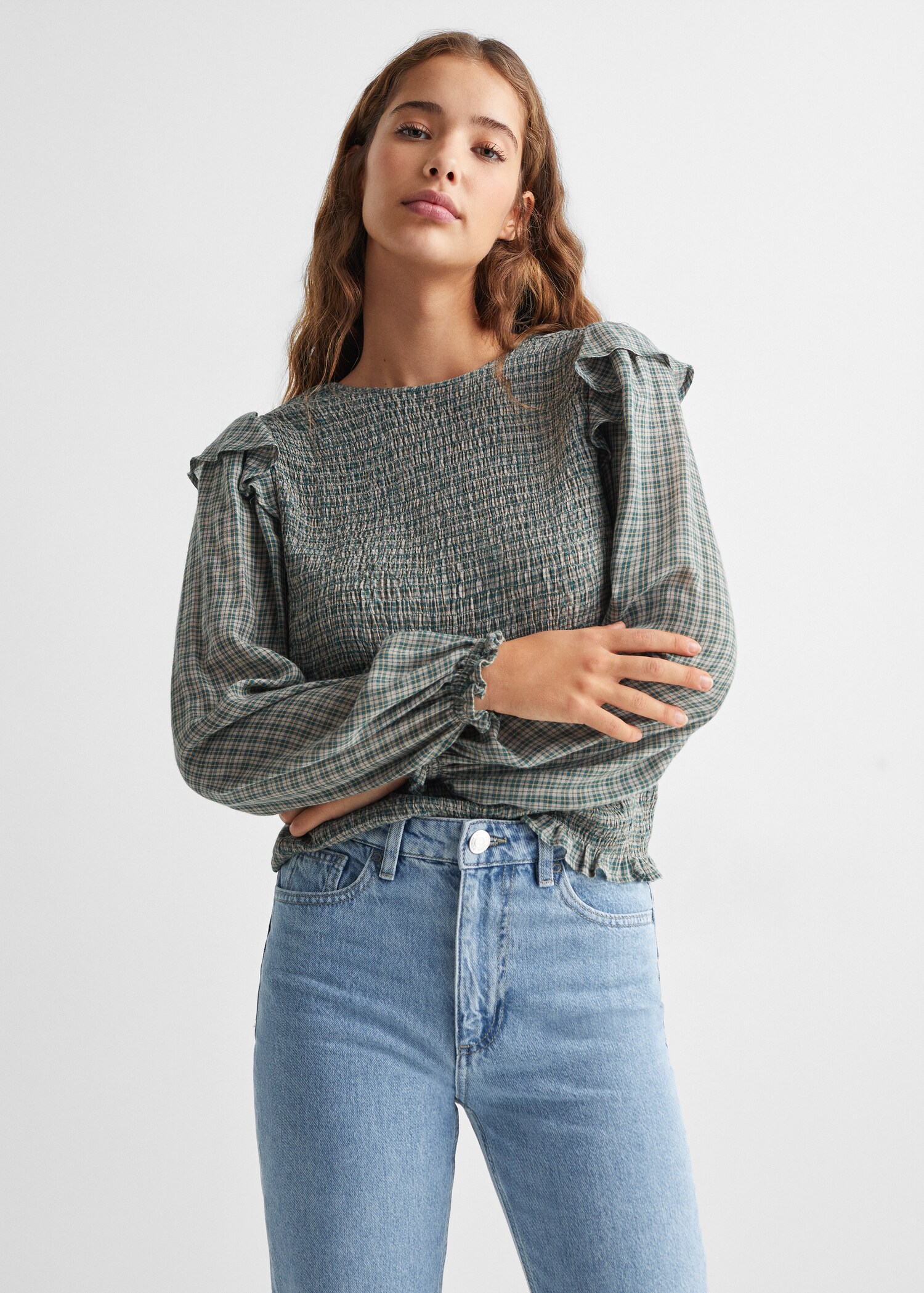 Mom-fit jeans - Medium plane
