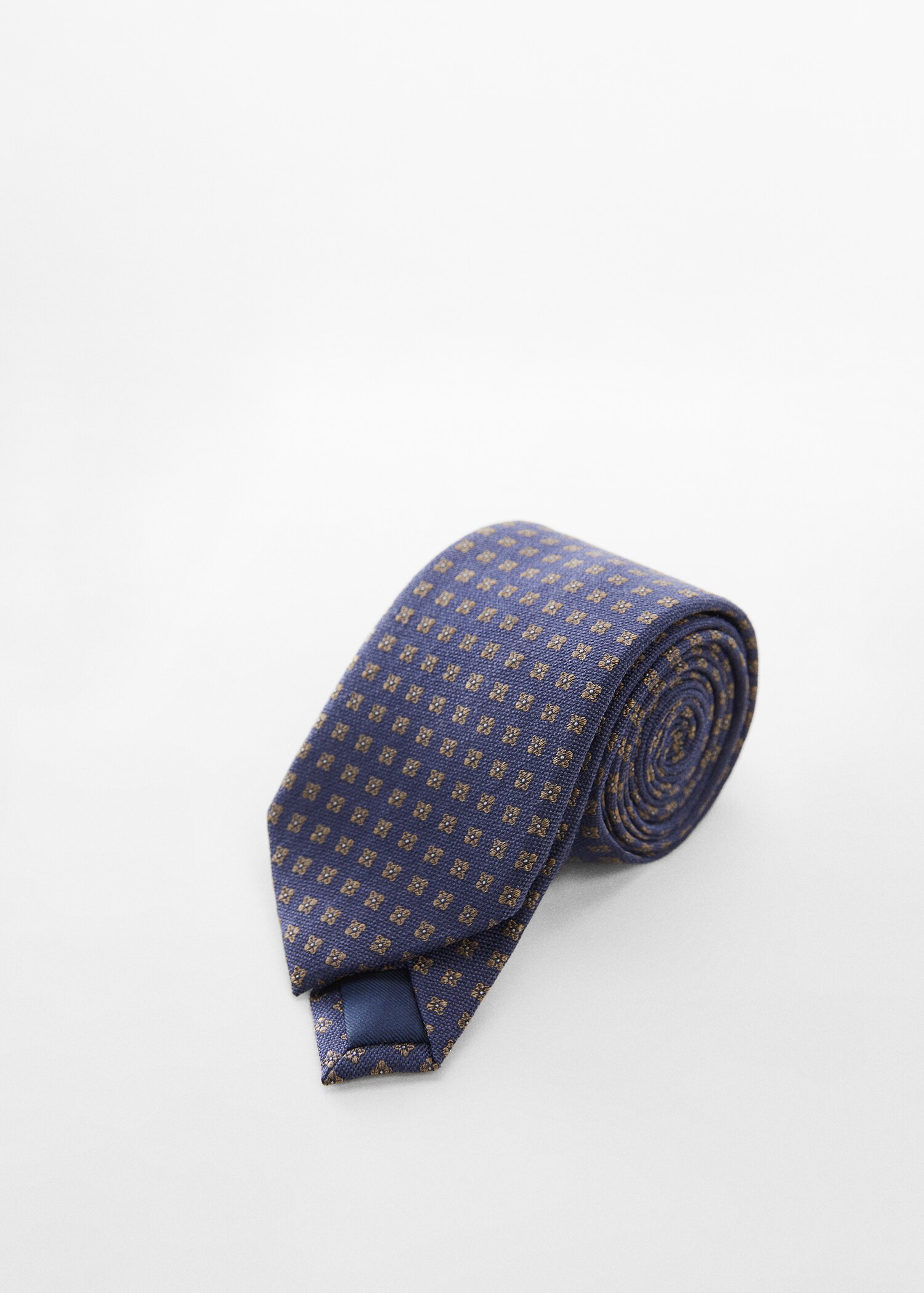 Corbata seda estampat - Pla mig