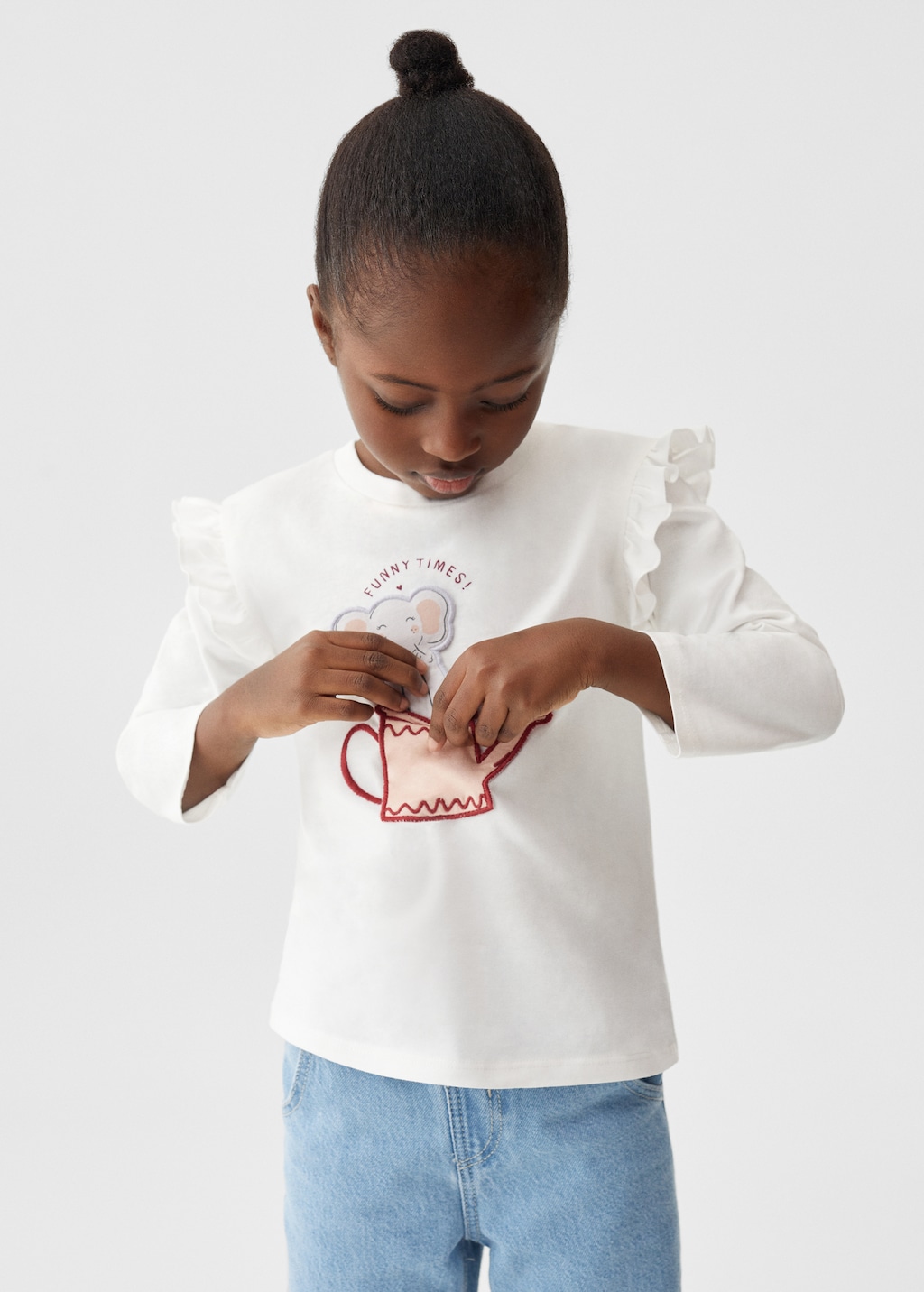 Long back t-shirt for girls deals