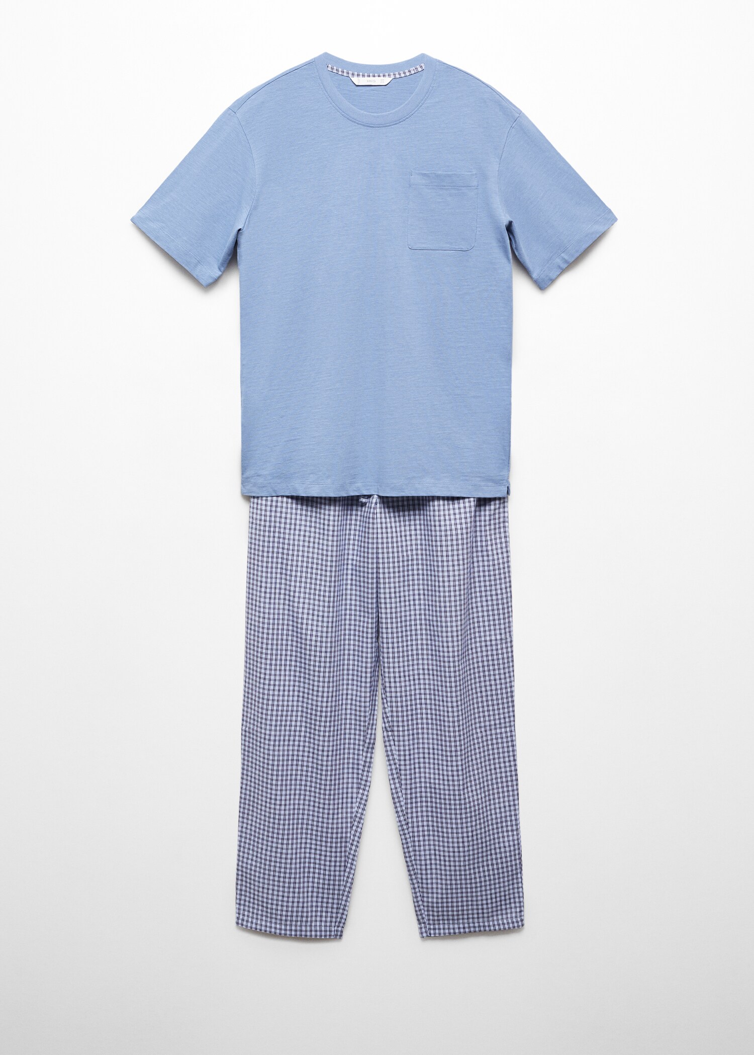 Check cotton pyjama pack - Article without model